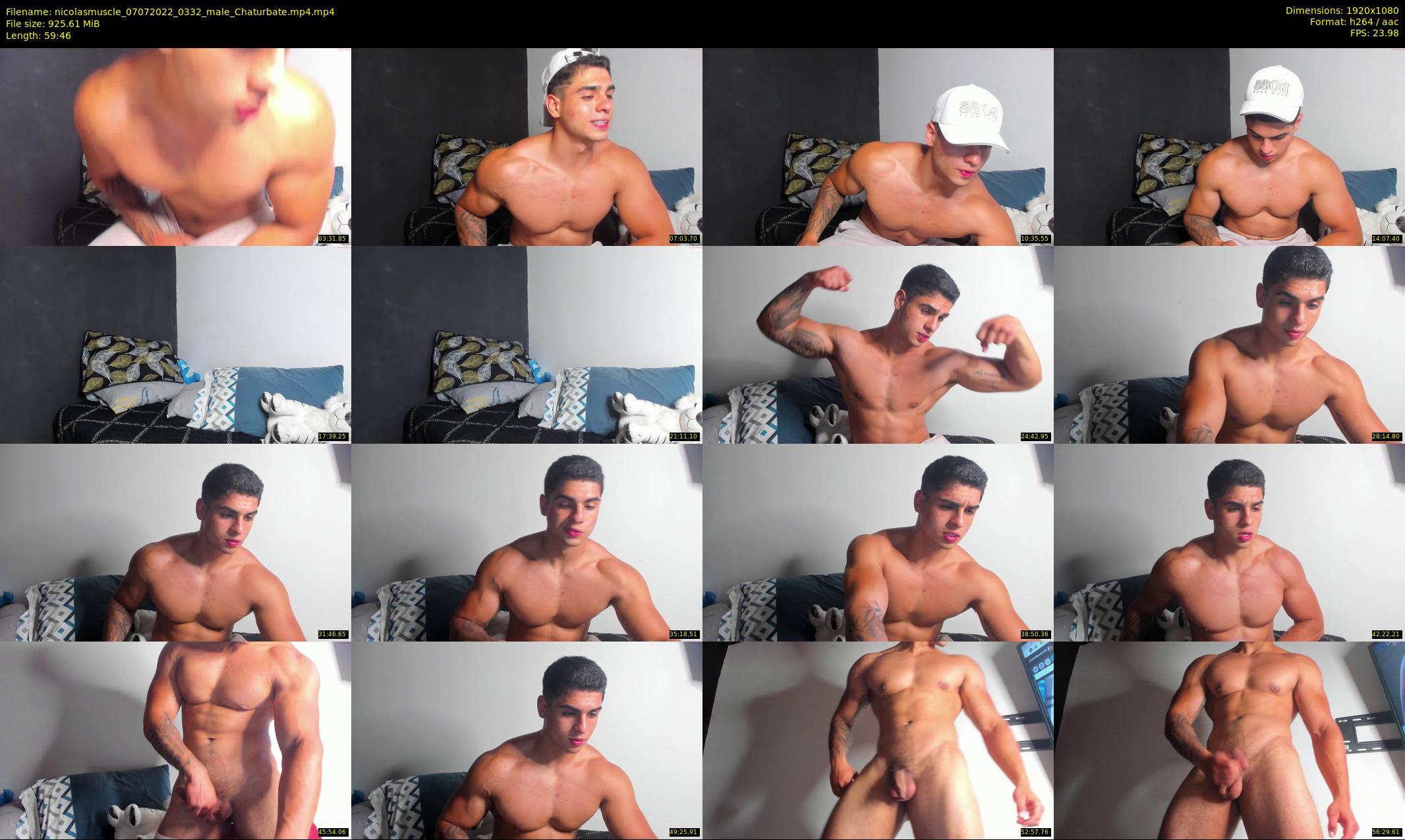 nicolasmuscle — 60 minute Chaturbate male cam show recording, 1080p, Jul 7, 2022