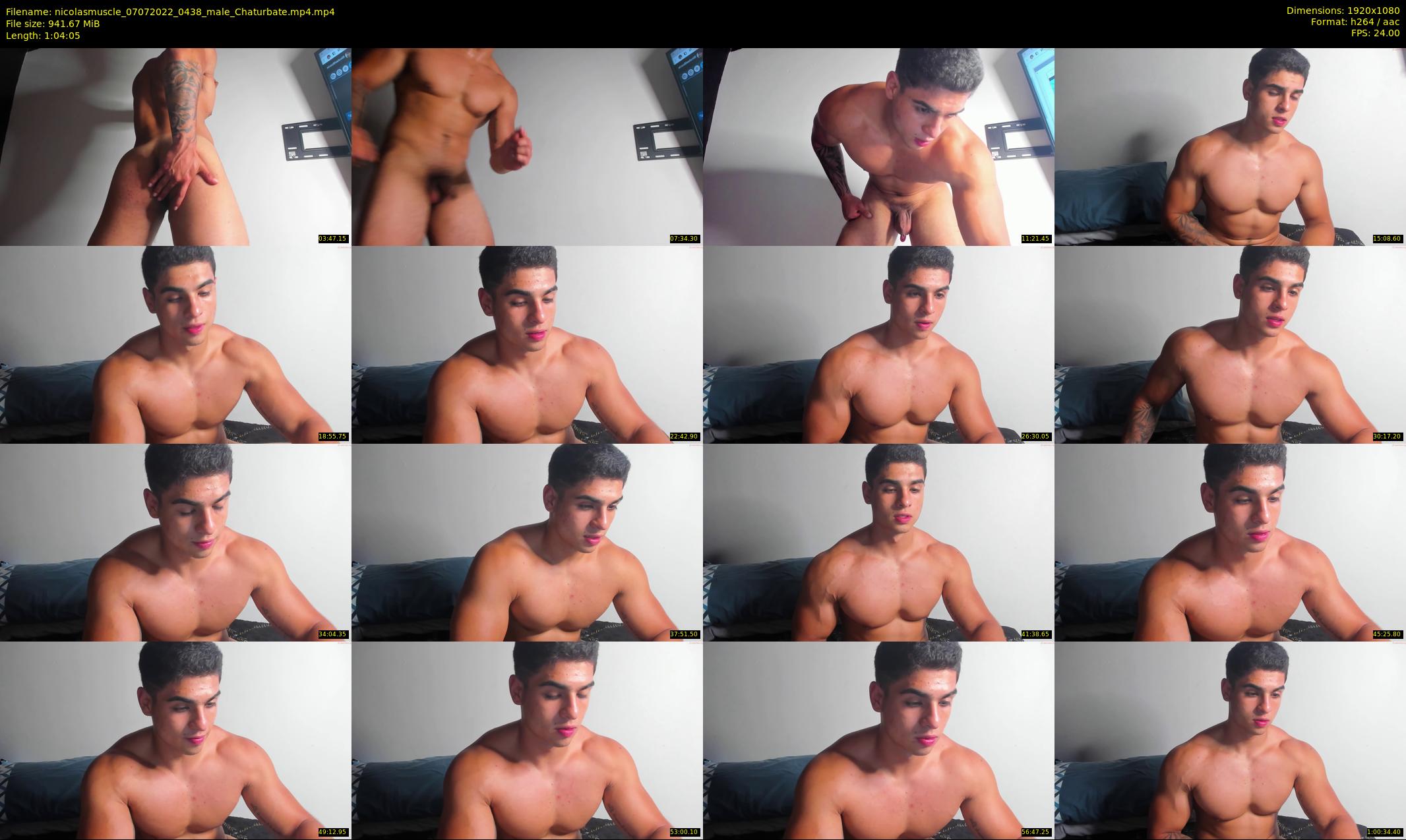 nicolasmuscle — 65 minute Chaturbate male cam show recording, 1080p, Jul 7, 2022
