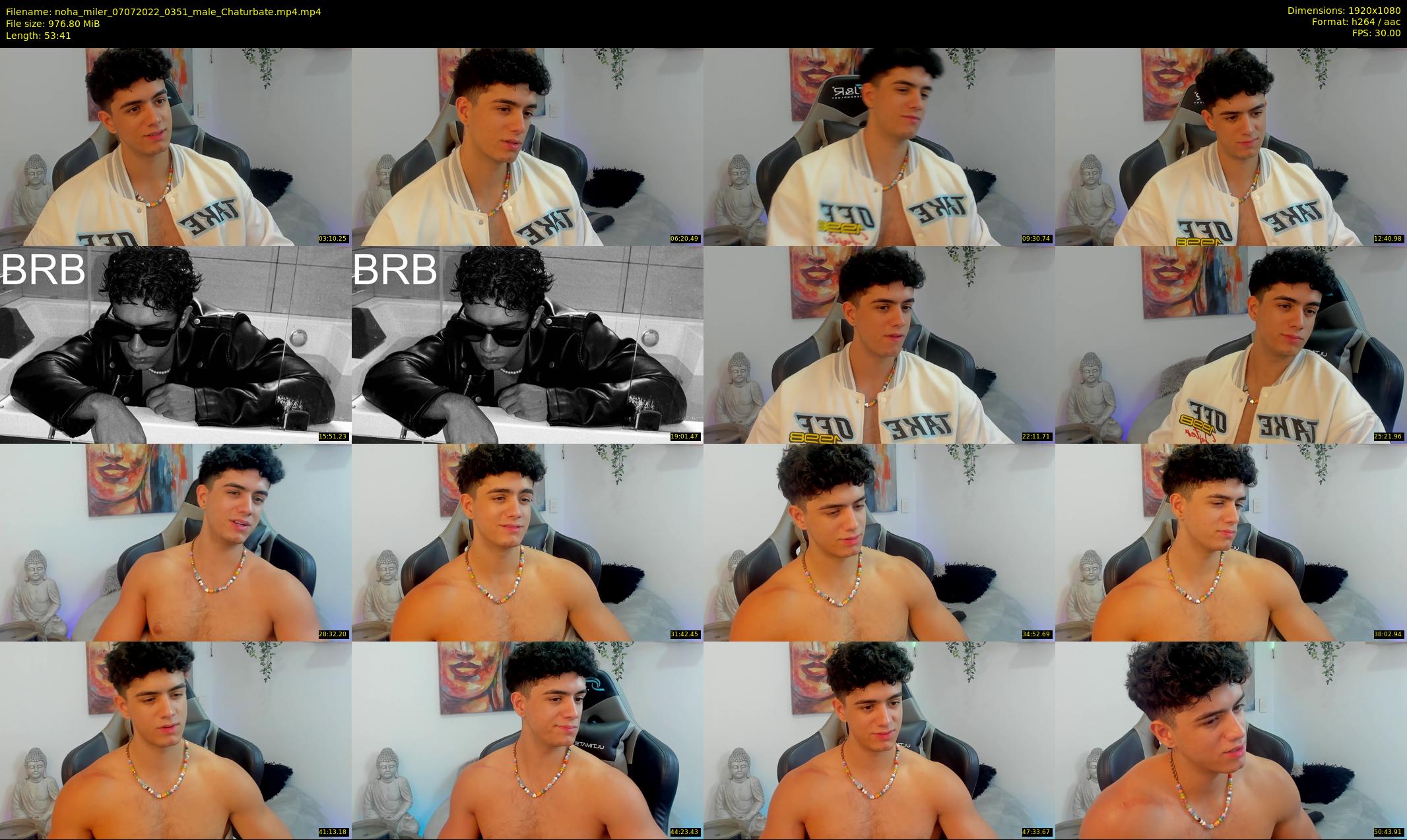 noha_miler — 54 minute Chaturbate male cam show recording, 1080p, Jul 7, 2022