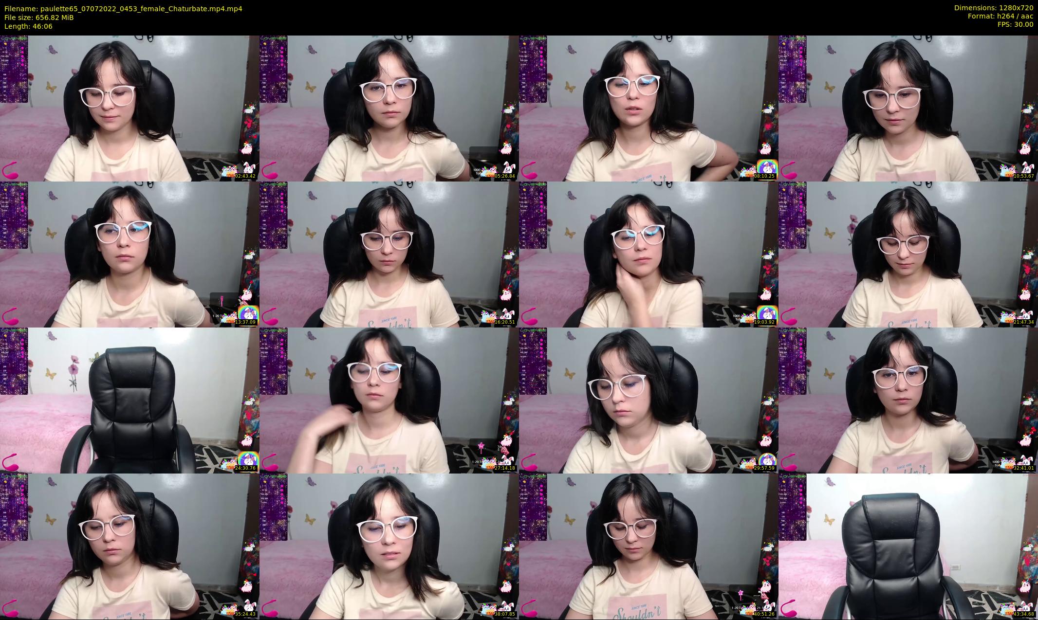 paulette65 — 47 minute Chaturbate female cam show recording, 720p, Jul 7, 2022