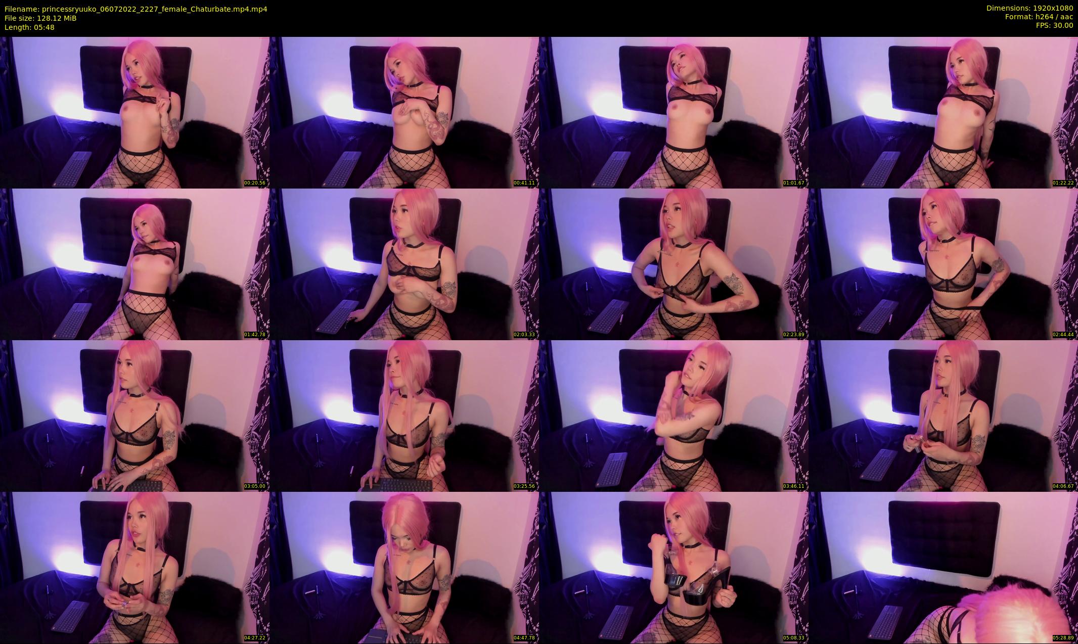 princessryuuko — 6 minute Chaturbate female cam show recording, 1080p, Jul 6, 2022