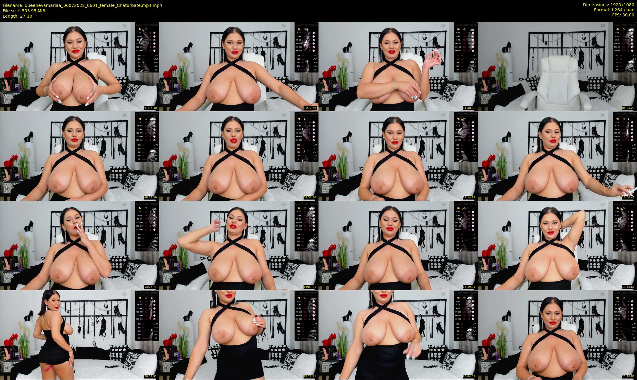 queenevamariaa — 28 minute Chaturbate female cam show recording, 1080p, Jul 6, 2022