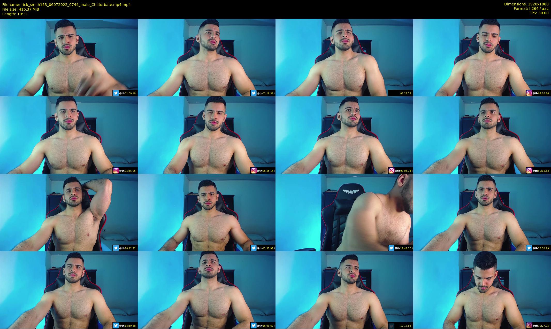 rick_smith153 — 20 minute Chaturbate male cam show recording, 1080p, Jul 6, 2022