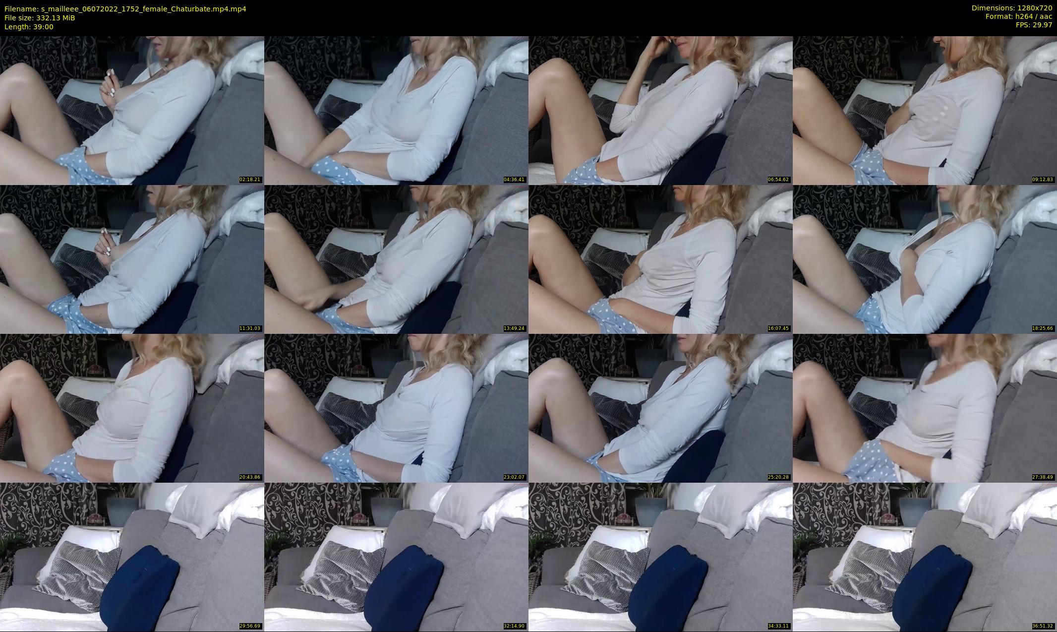 s_mailleee — 39 minute Chaturbate female cam show recording, 720p, Jul 6, 2022