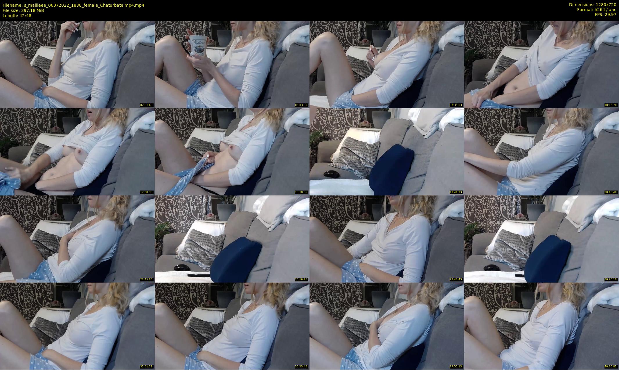 s_mailleee — 43 minute Chaturbate female cam show recording, 720p, Jul 6, 2022