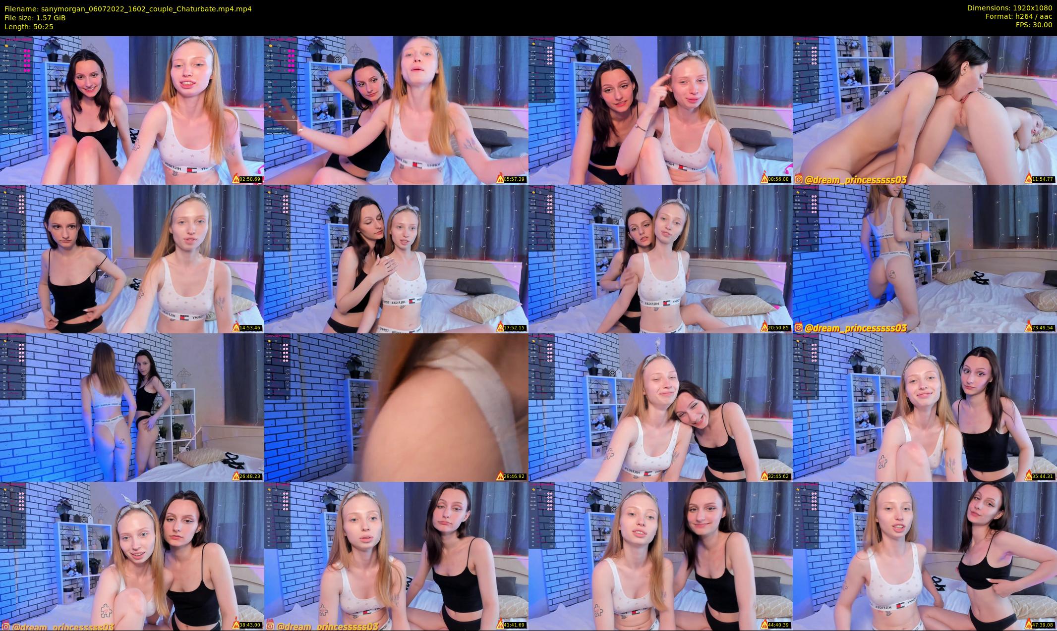 sanymorgan — 51 minute Chaturbate couple cam show recording, 1080p, Jul 6, 2022