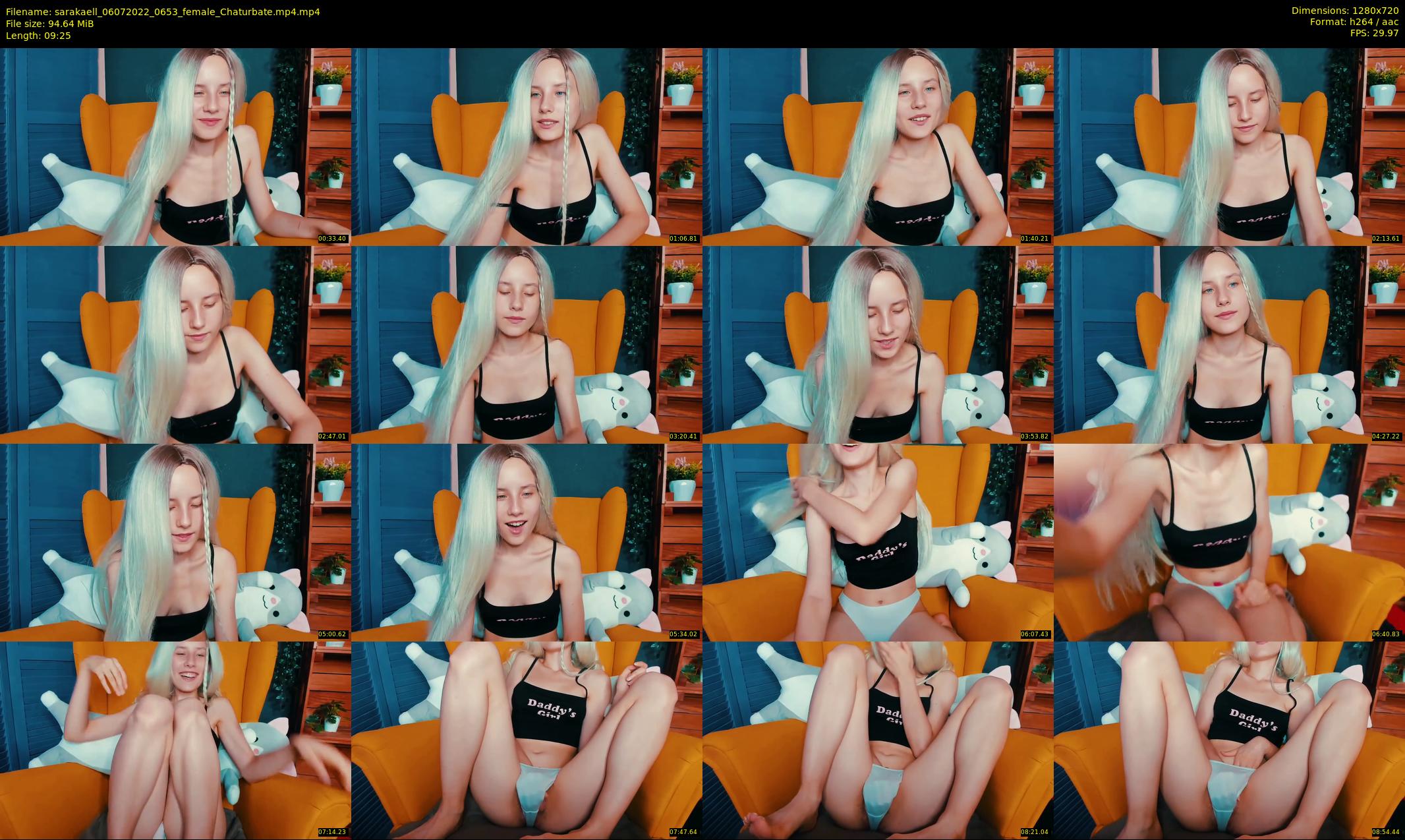 sarakaell — 10 minute Chaturbate female cam show recording, 720p, Jul 6, 2022