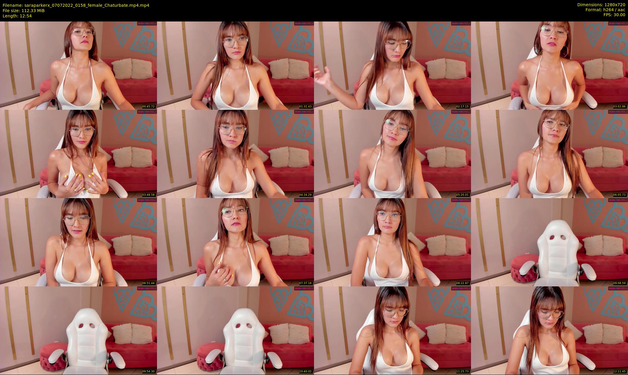 saraparkerx — 13 minute Chaturbate female cam show recording, 720p, Jul 7, 2022