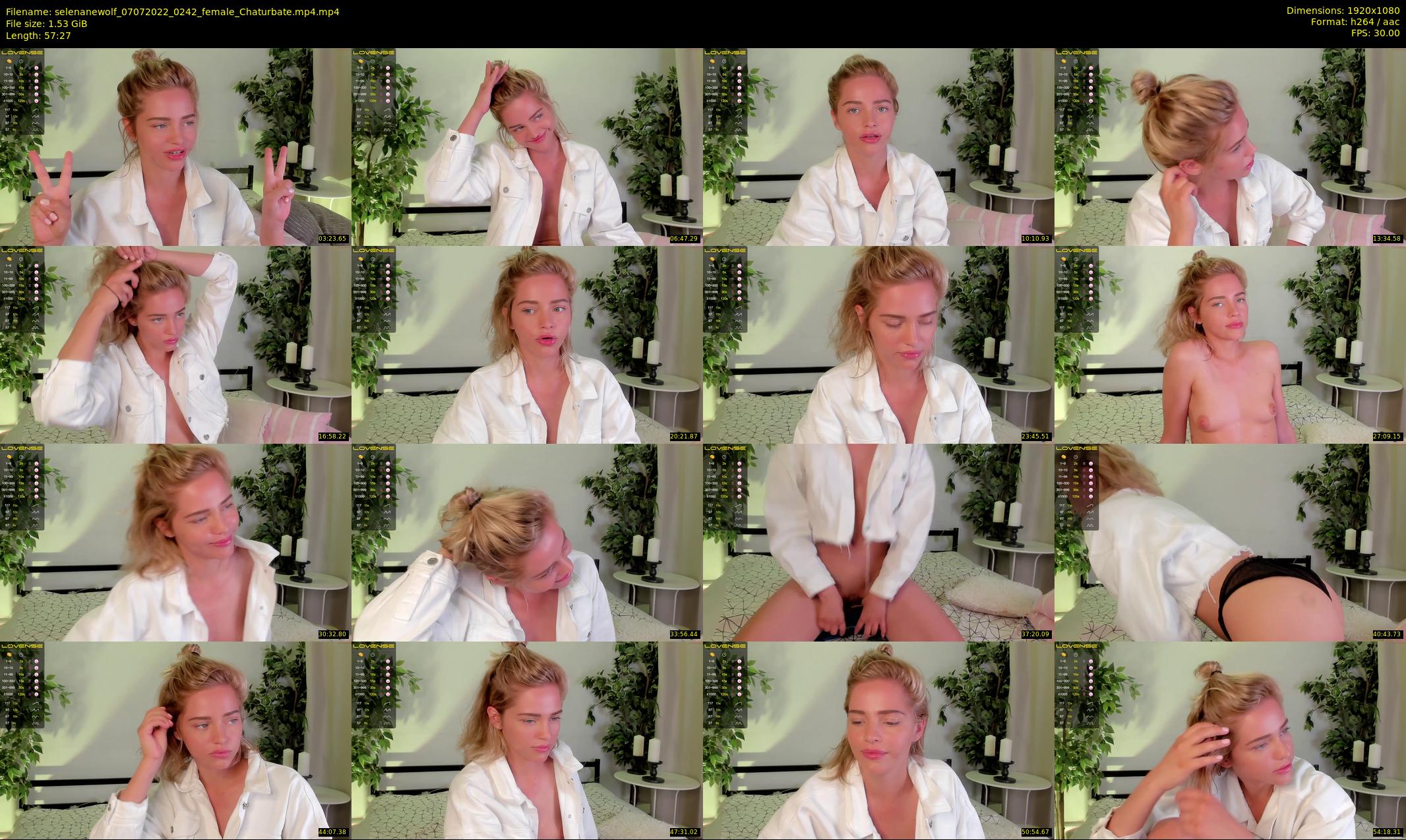 selenanewolf — 58 minute Chaturbate couple cam show recording, 1080p, Jul 7, 2022
