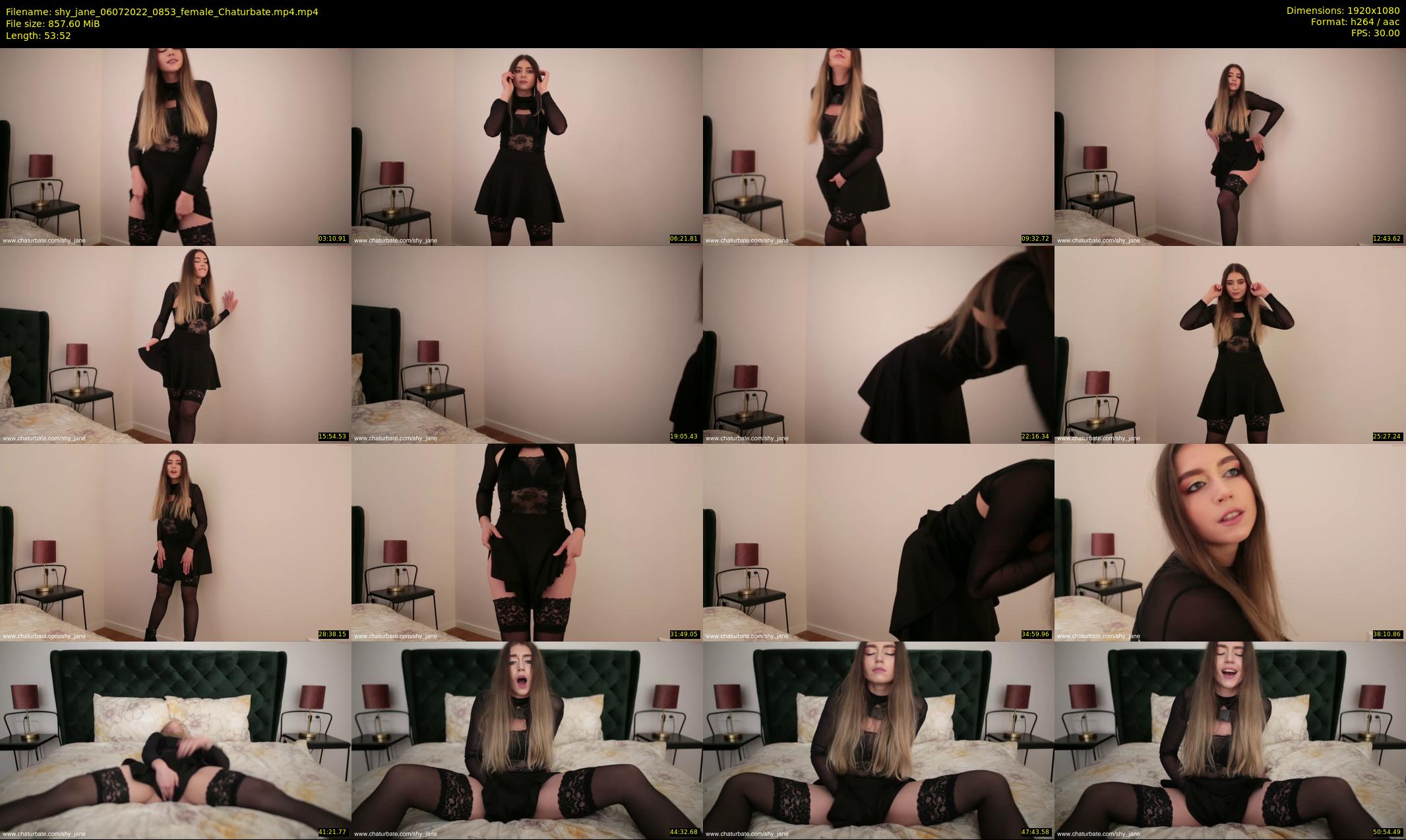shy_jane — 54 minute Chaturbate female cam show recording, 1080p, Jul 6, 2022