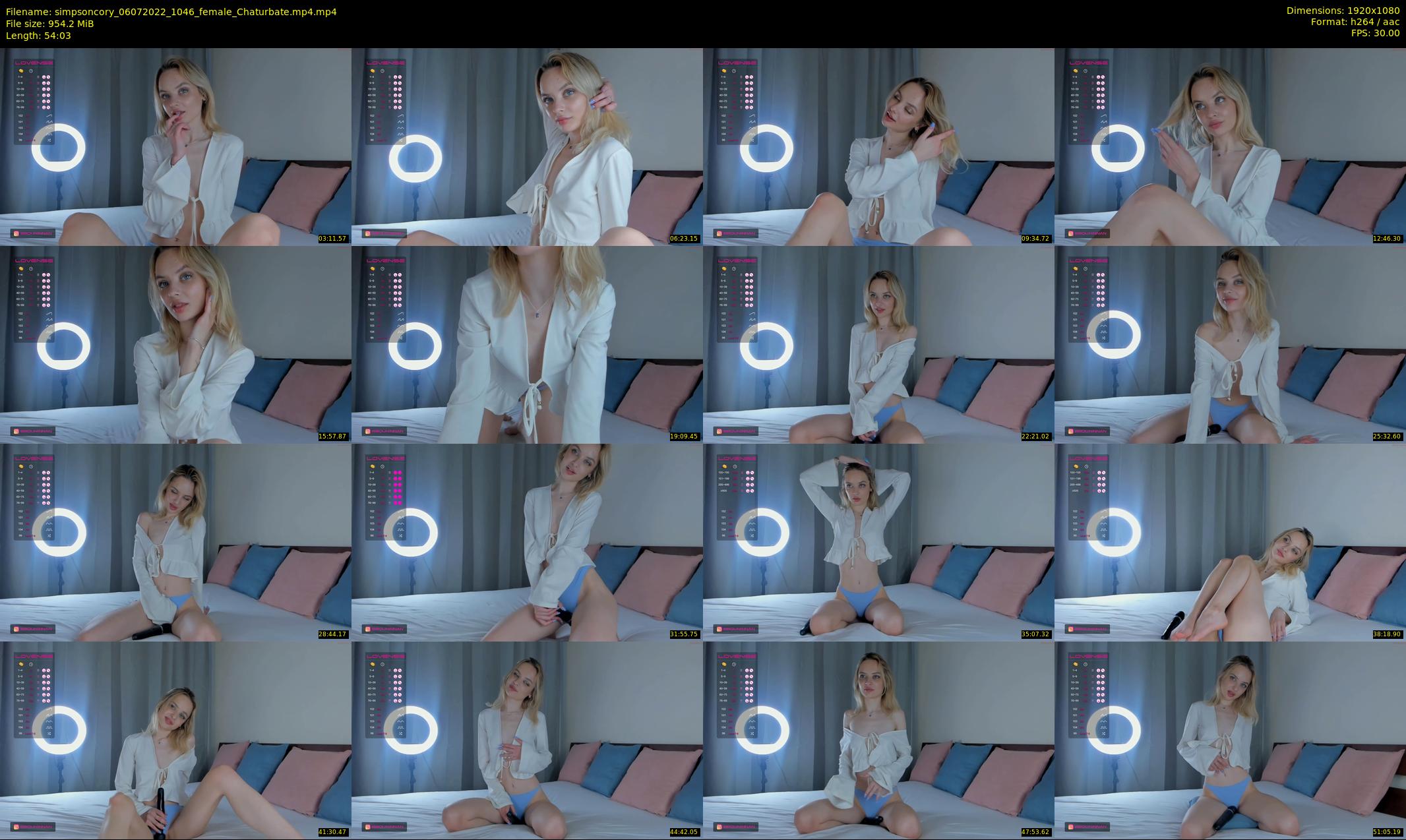 simpsoncory — 55 minute Chaturbate female cam show recording, 1080p, Jul 6, 2022