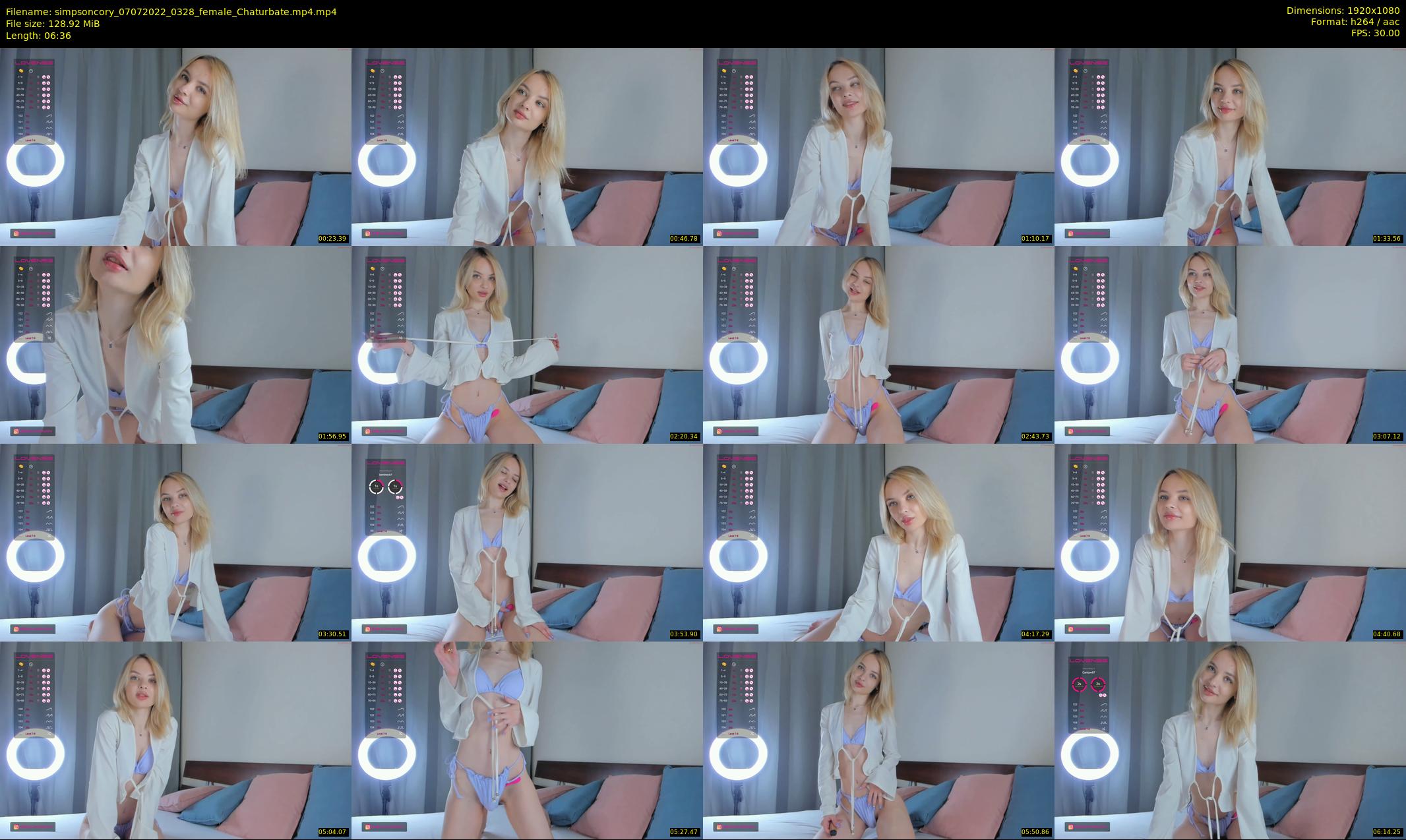 simpsoncory — 7 minute Chaturbate female cam show recording, 1080p, Jul 7, 2022