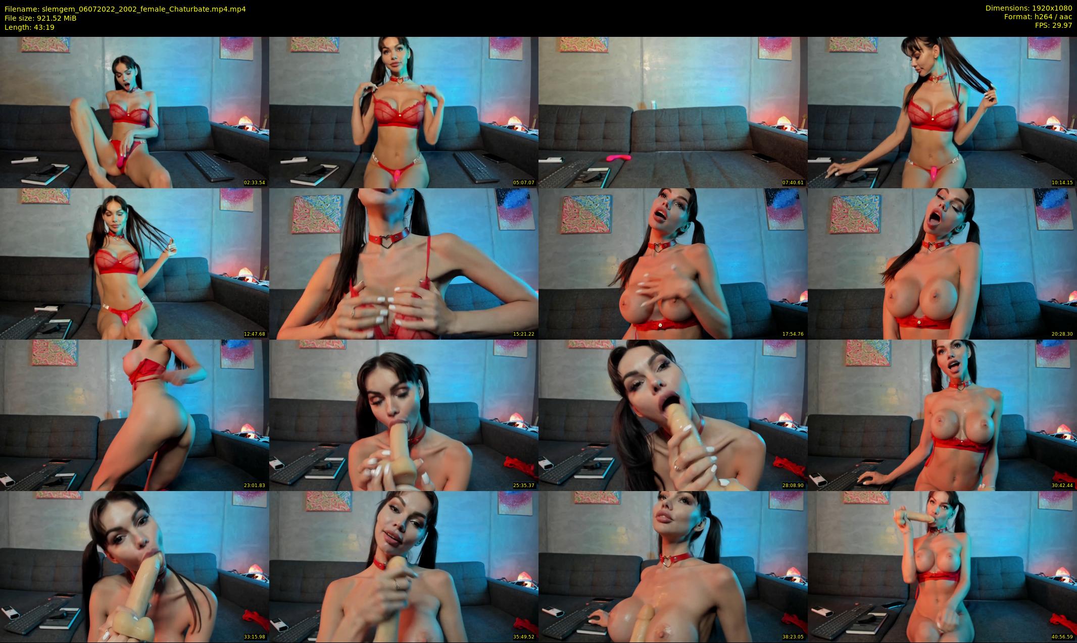 slemgem — 44 minute Chaturbate couple cam show recording, 1080p, Jul 6, 2022