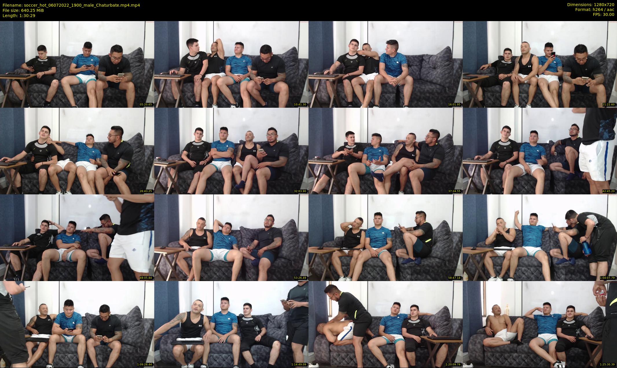 soccer_hot — 91 minute Chaturbate male cam show recording, 720p, Jul 6, 2022
