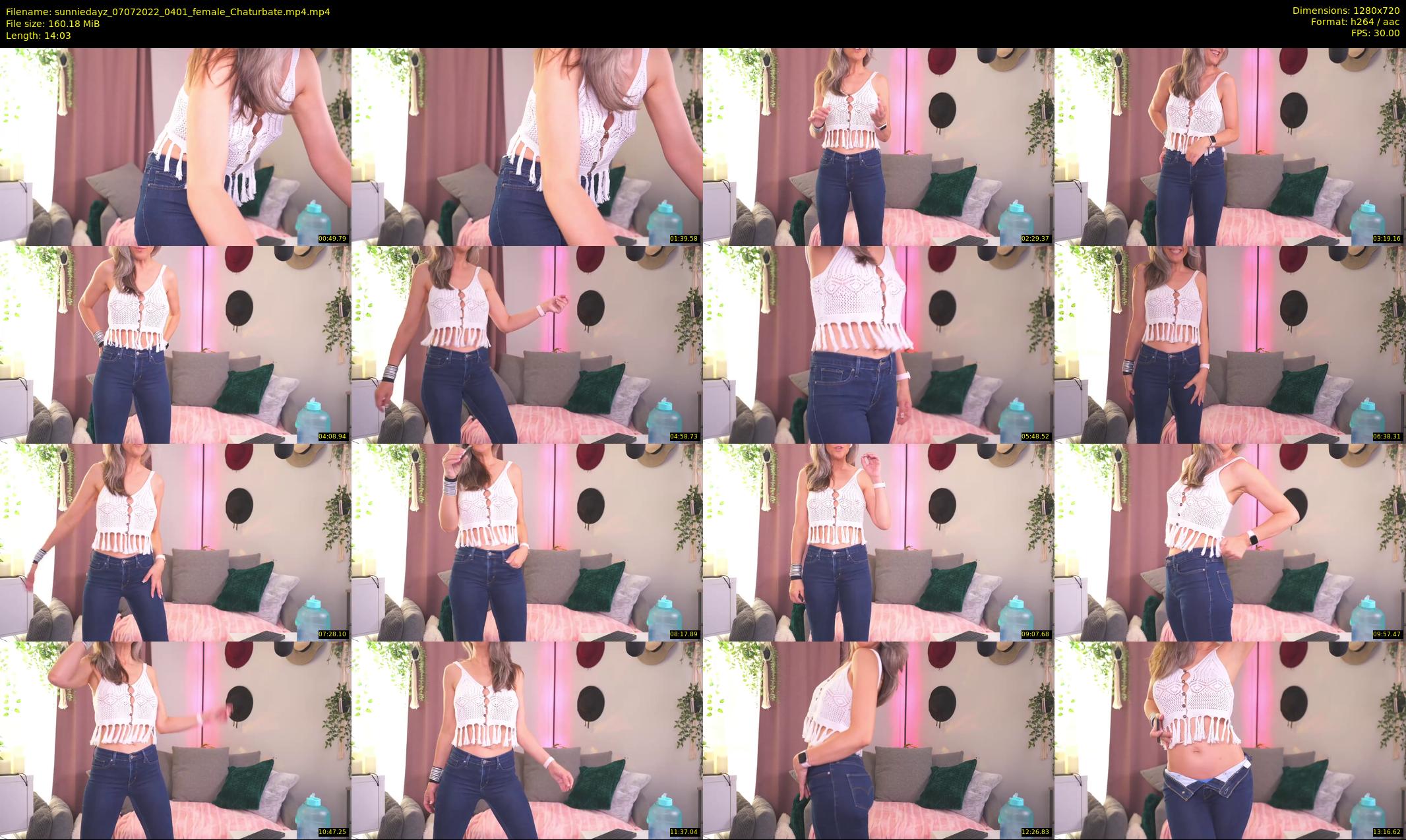 sunniedayz — 15 minute Chaturbate female cam show recording, 720p, Jul 7, 2022