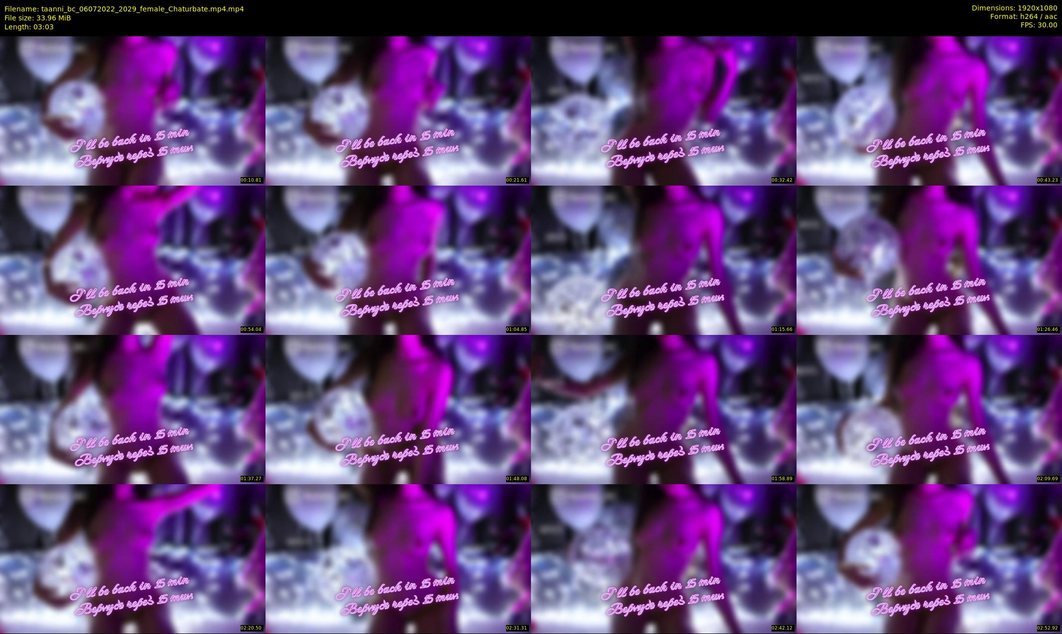 taanni_bc — 4 minute Chaturbate female cam show recording, 1080p, Jul 6, 2022