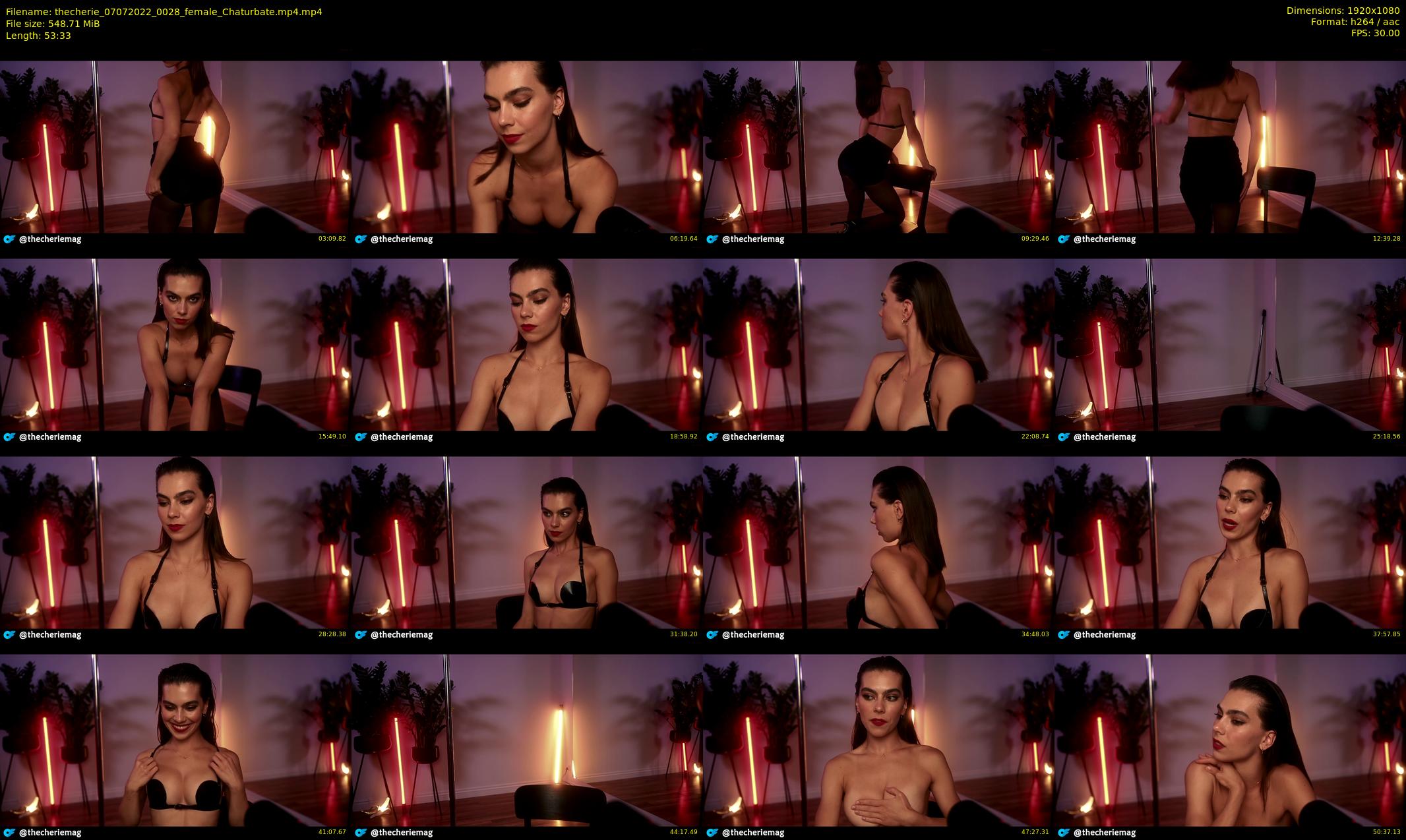 thecherie — 54 minute Chaturbate female cam show recording, 1080p, Jul 7, 2022