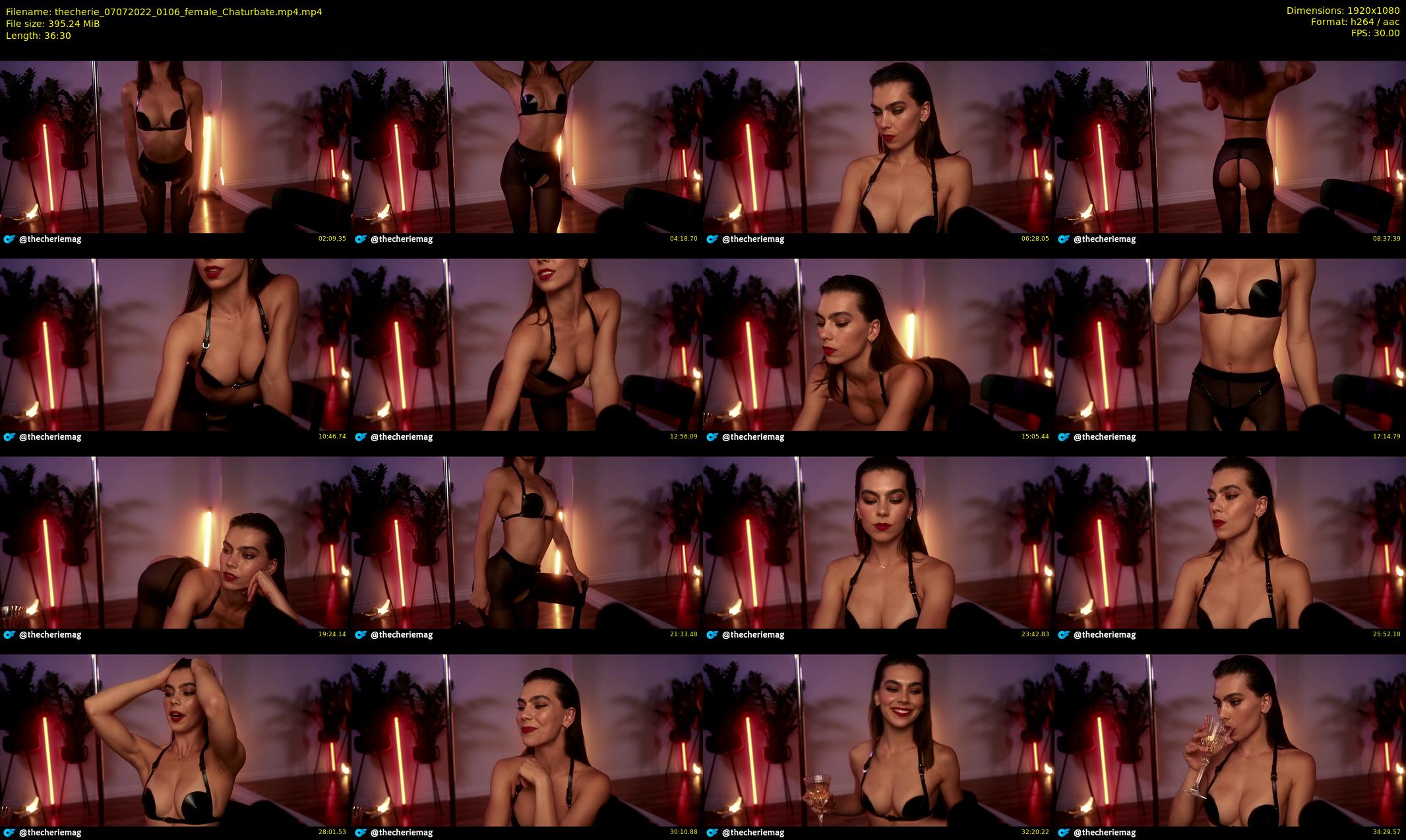 thecherie — 37 minute Chaturbate female cam show recording, 1080p, Jul 7, 2022