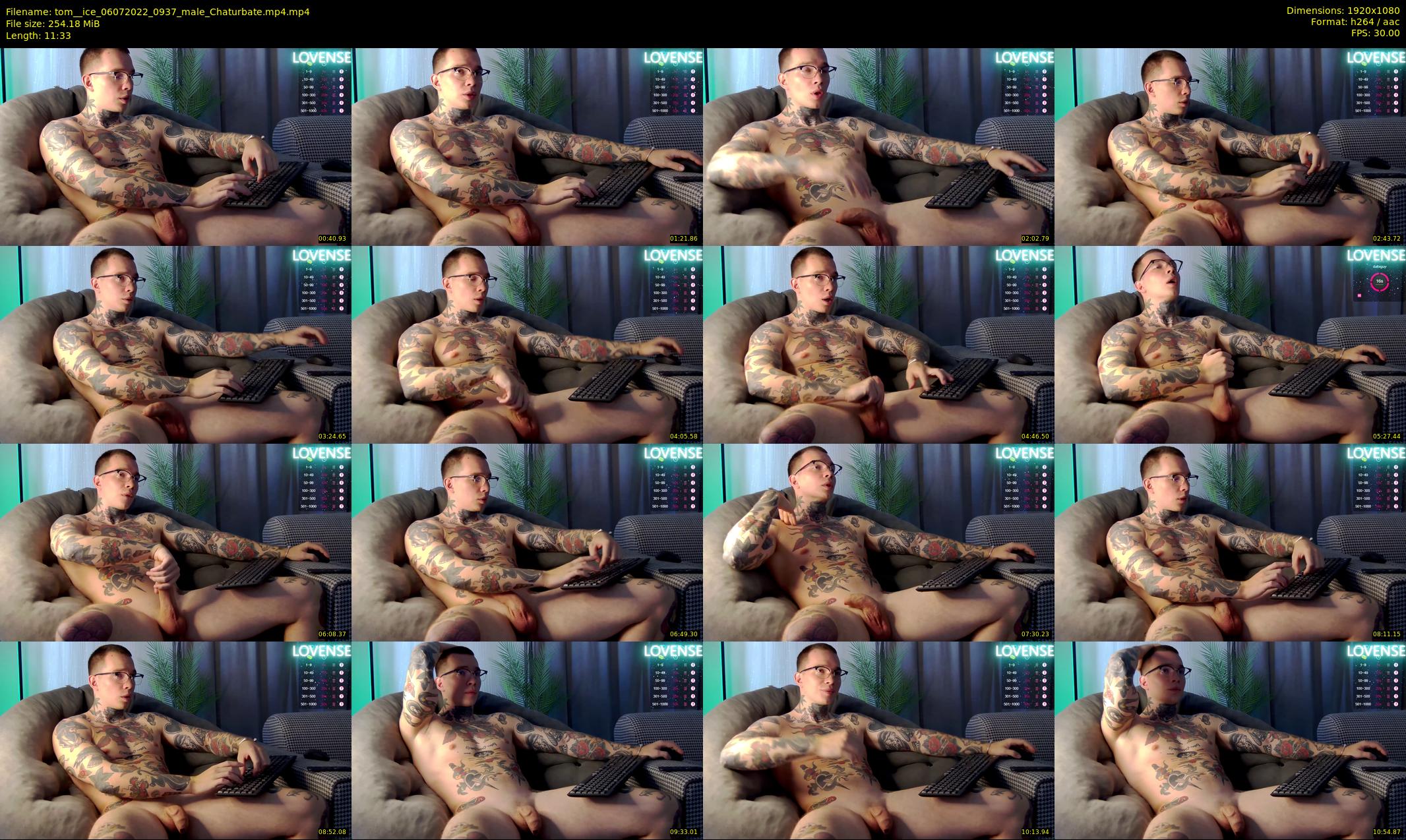 tom__ice — 12 minute Chaturbate male cam show recording, 1080p, Jul 6, 2022