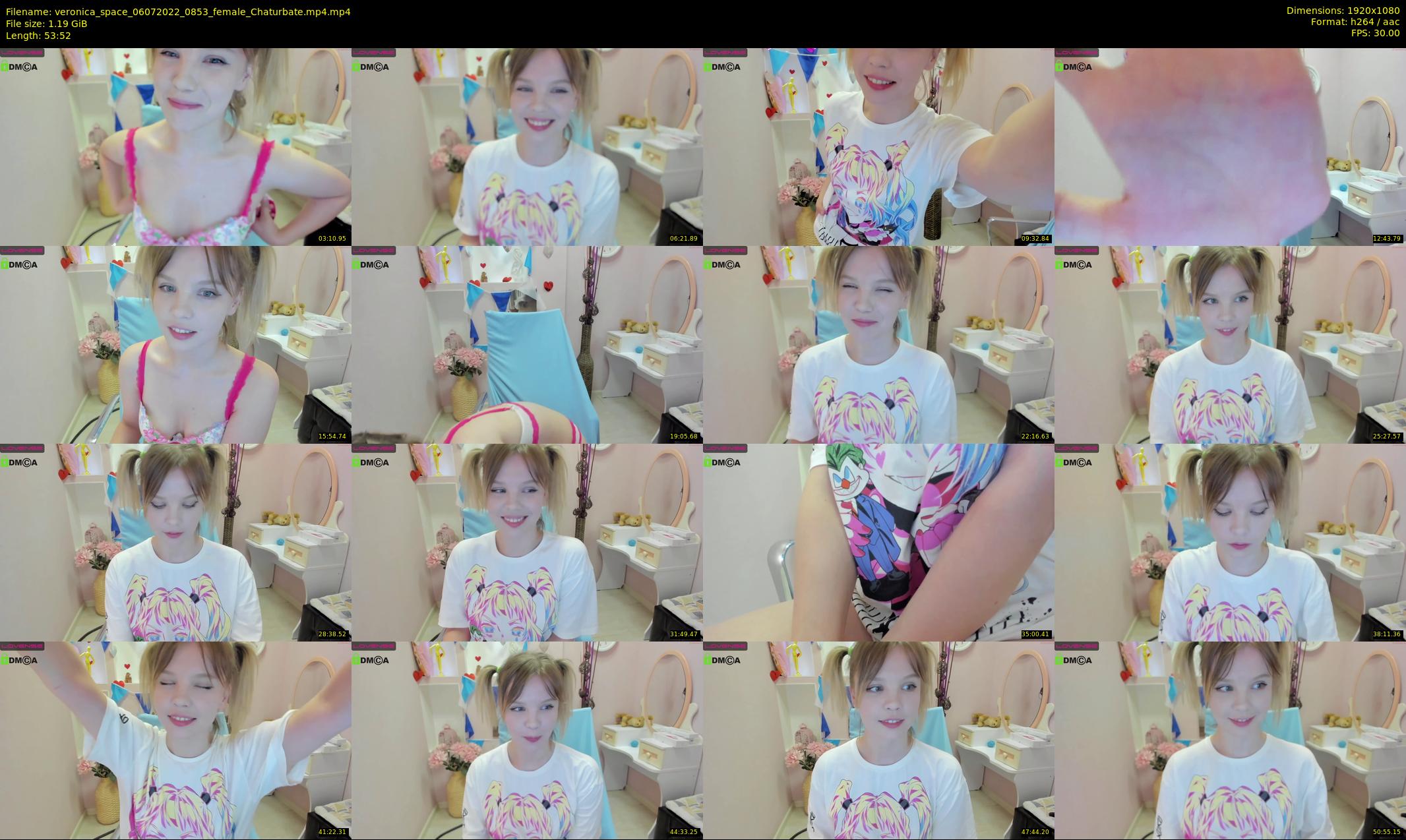 veronica_space — 54 minute Chaturbate female cam show recording, 1080p, Jul 6, 2022