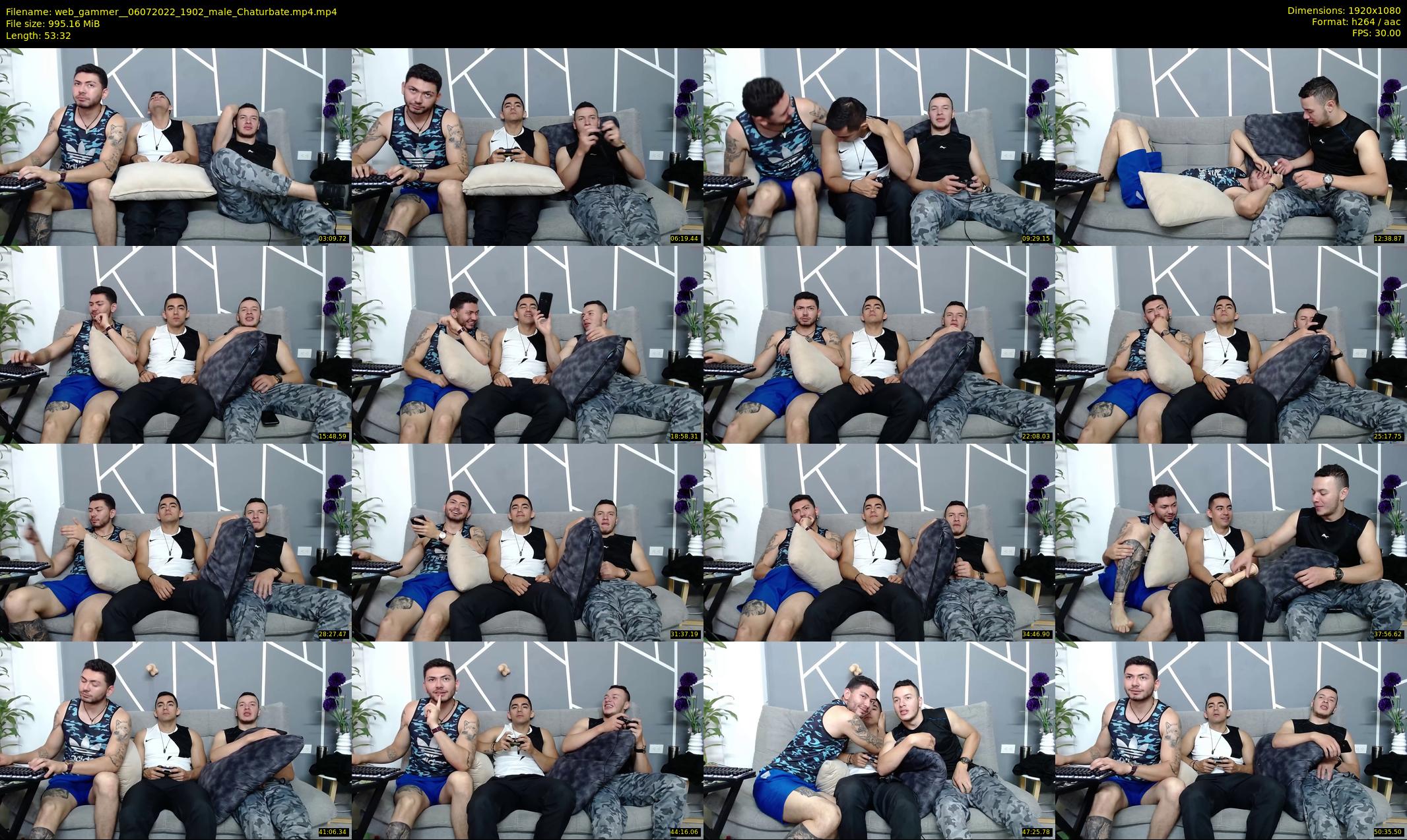 web_gammer_ — 54 minute Chaturbate male cam show recording, 1080p, Jul 6, 2022