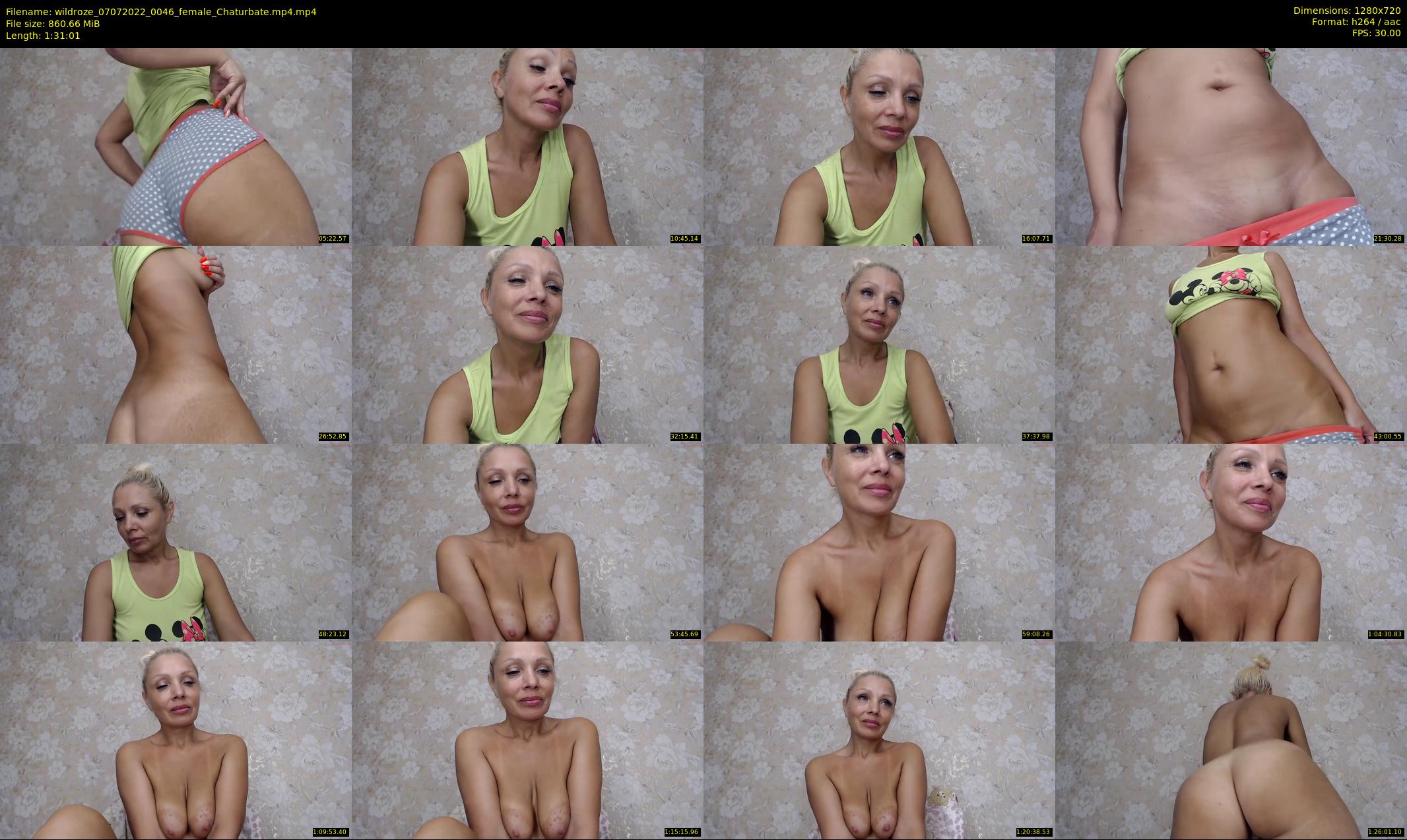 wildroze — 92 minute Chaturbate female cam show recording, 720p, Jul 7, 2022