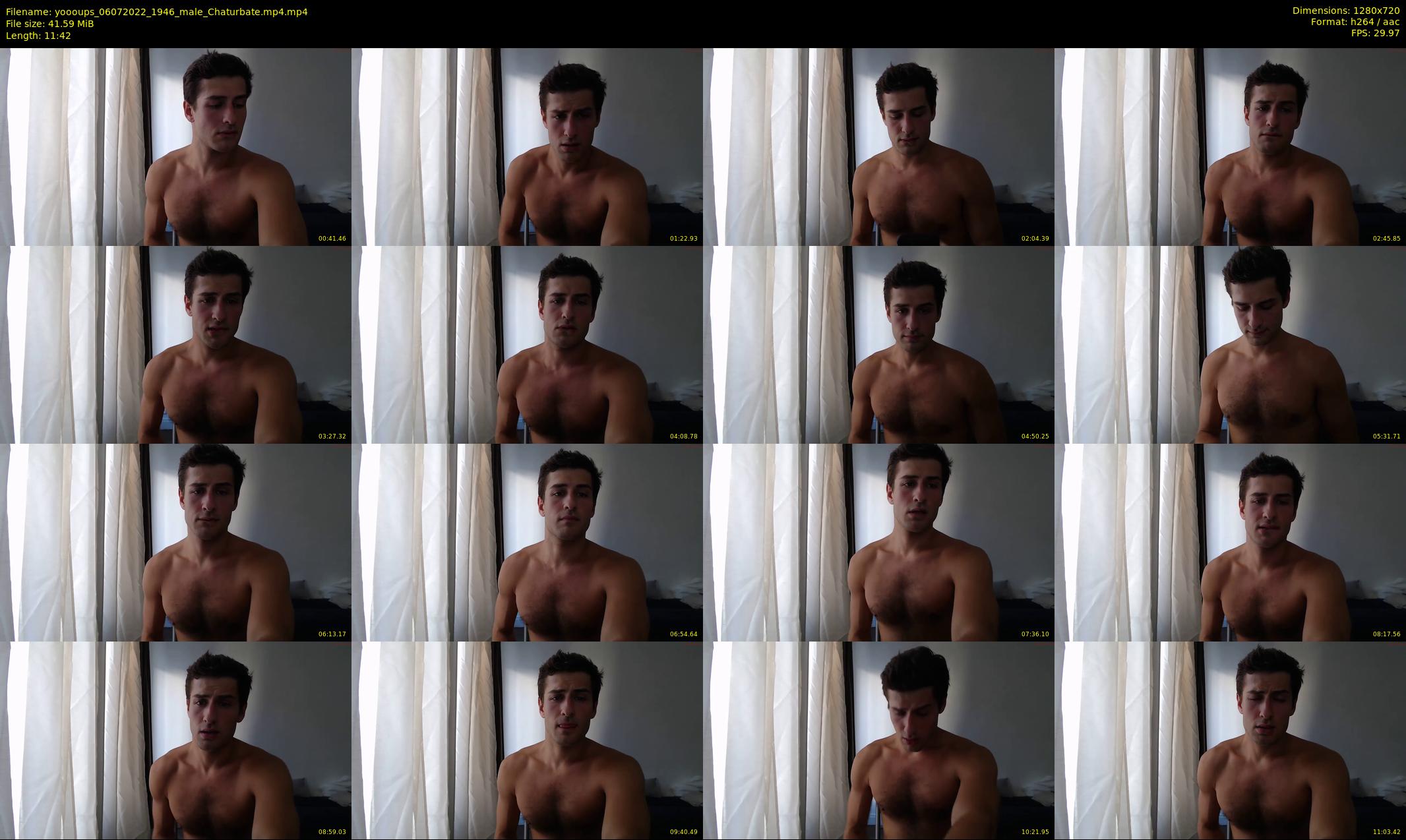 yoooups — 12 minute Chaturbate male cam show recording, 720p, Jul 6, 2022