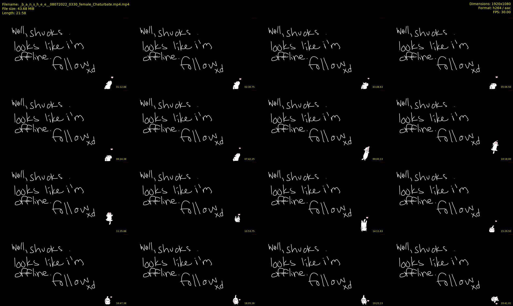 _b_a_n_s_h_e_e_ — 22 minute Chaturbate female cam show recording, 1080p, Jul 8, 2022
