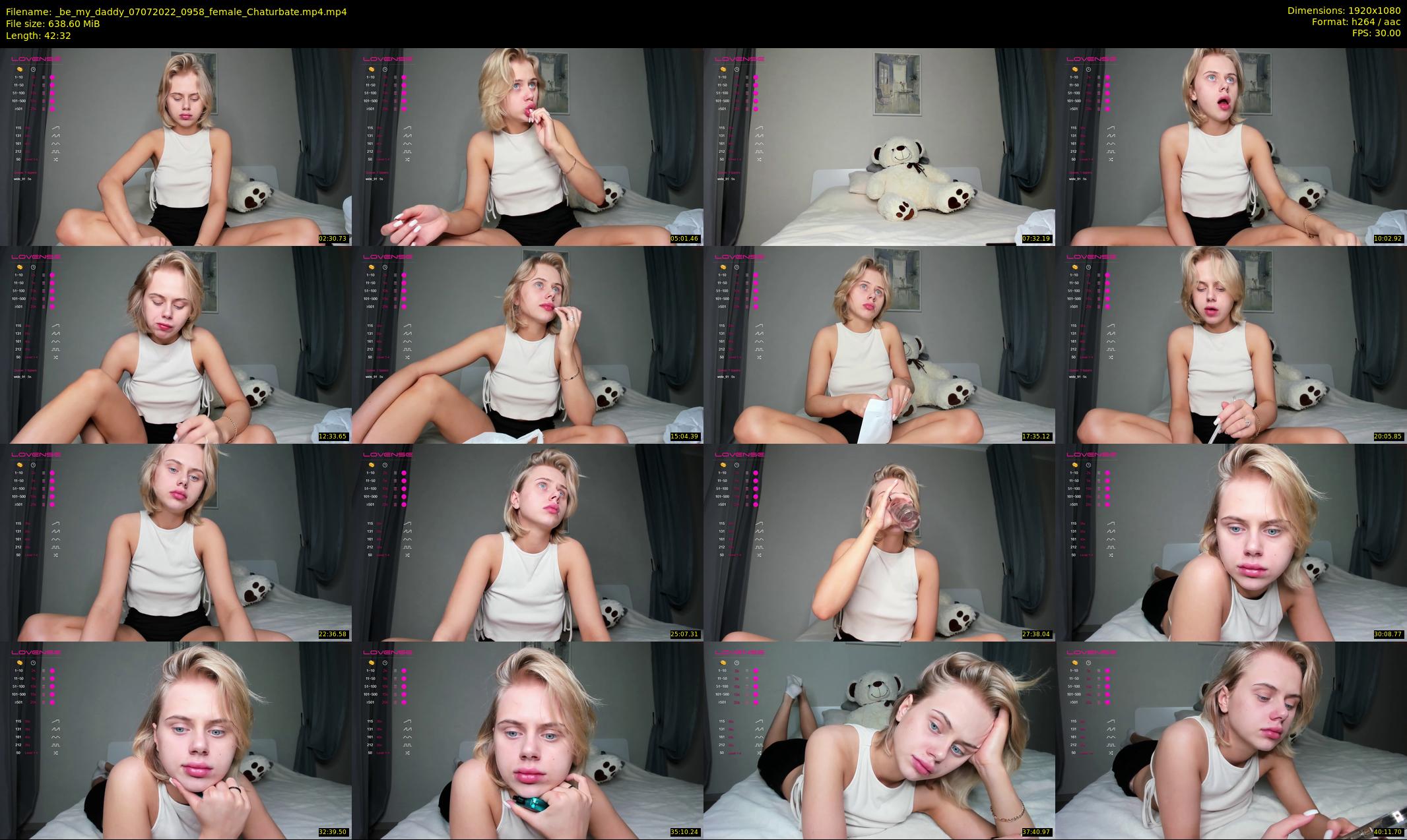 _be_my_daddy — 43 minute Chaturbate female cam show recording, 1080p, Jul 7, 2022