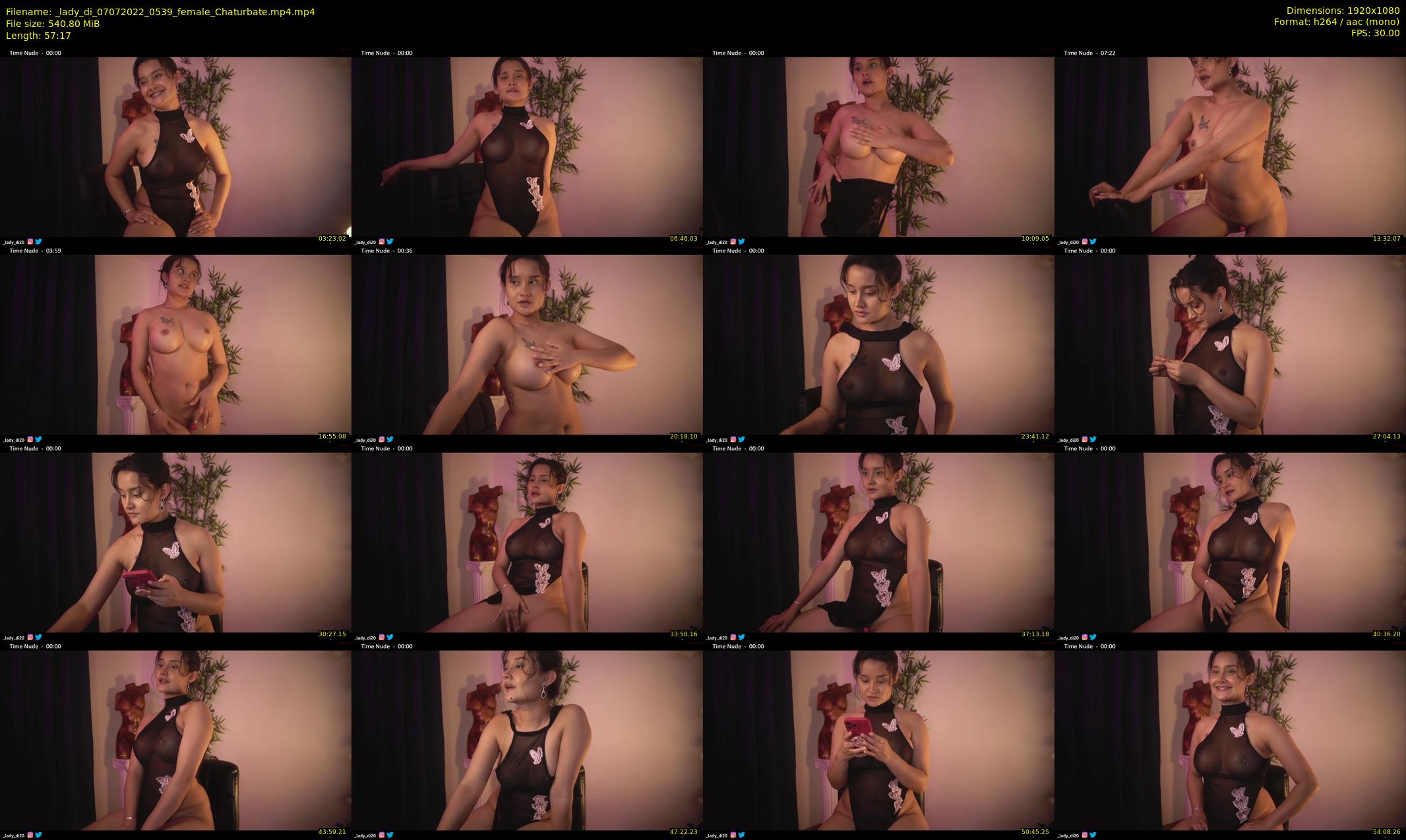 _lady_di — 58 minute Chaturbate female cam show recording, 1080p, Jul 7, 2022