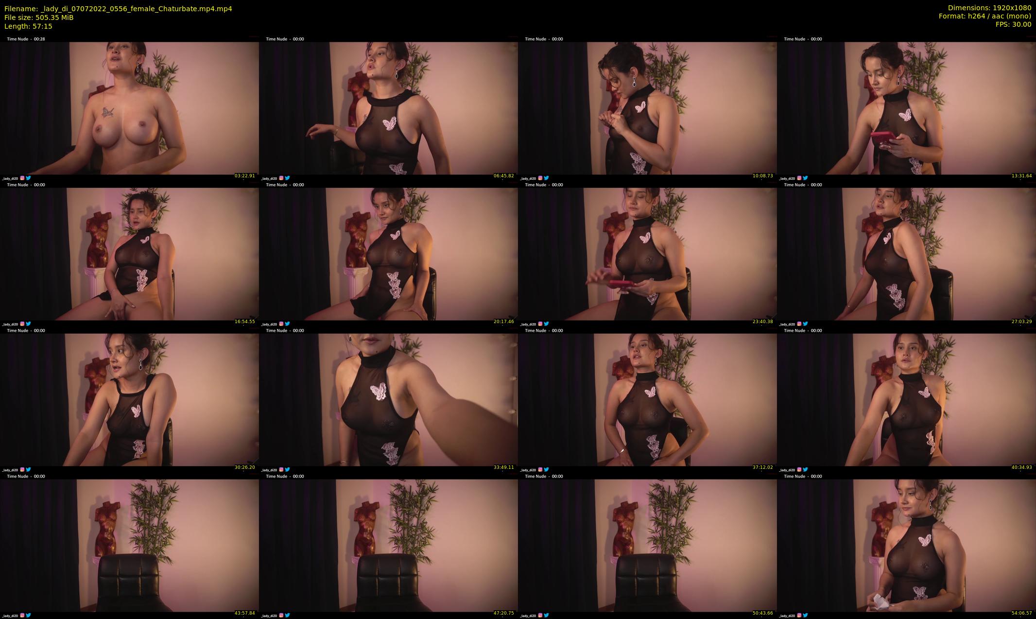 _lady_di — 58 minute Chaturbate female cam show recording, 1080p, Jul 7, 2022