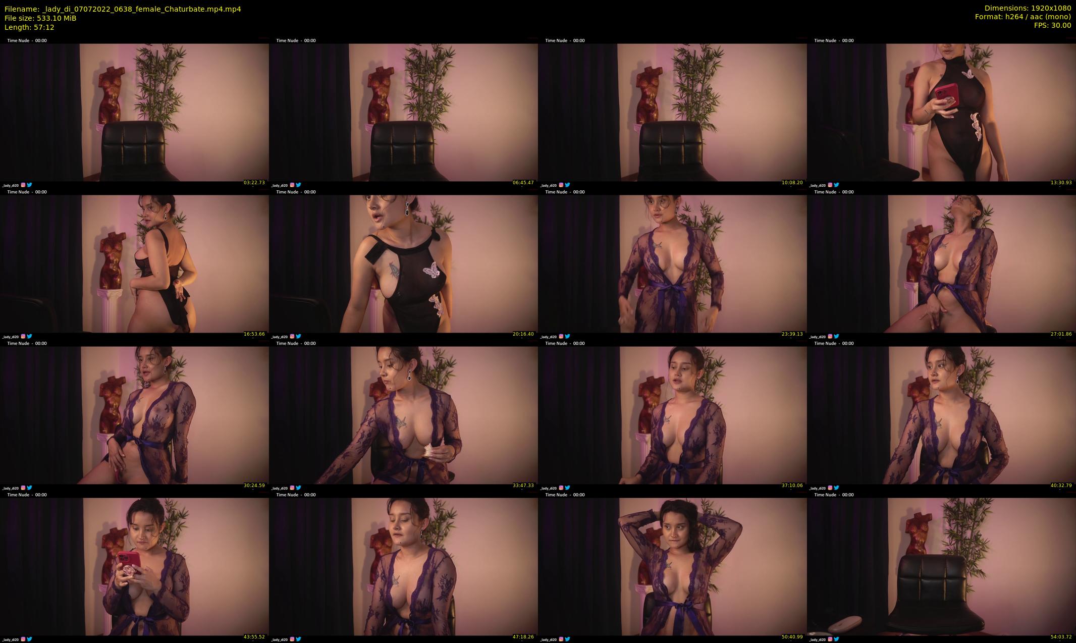 _lady_di — 58 minute Chaturbate female cam show recording, 1080p, Jul 7, 2022
