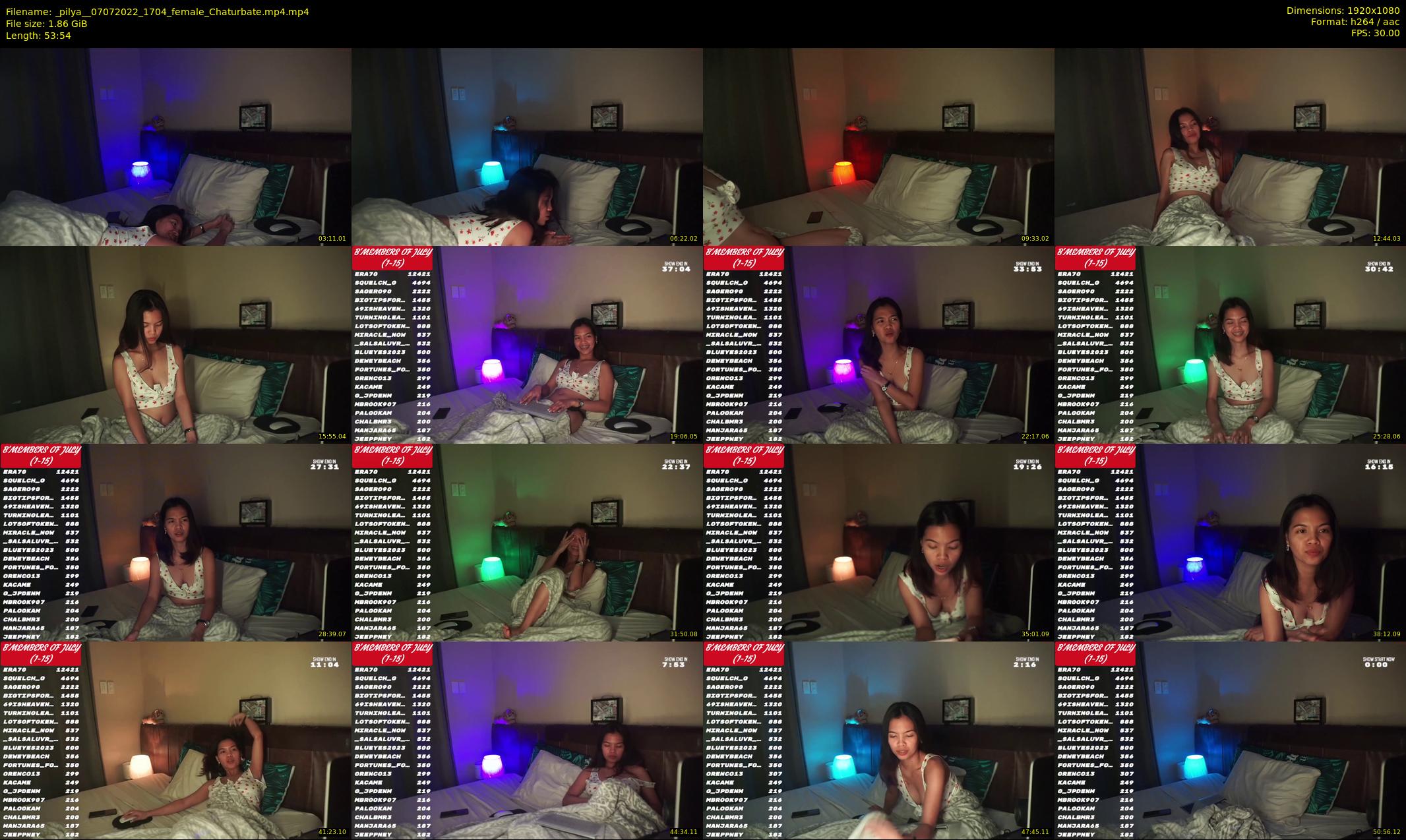 _pilya_ — 54 minute Chaturbate female cam show recording, 1080p, Jul 7, 2022