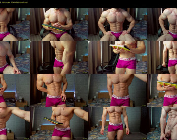 adam_muscle_ — 12 minute Chaturbate male cam show recording, 1080p, Jul 7, 2022