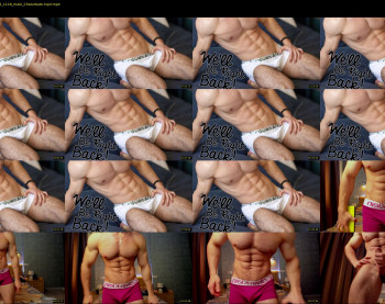 adam_muscle_ — 65 minute Chaturbate male cam show recording, 1080p, Jul 7, 2022