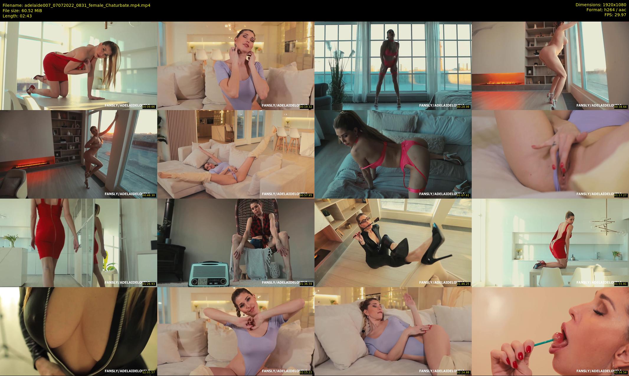 adelaide007 — 3 minute Chaturbate female cam show recording, 1080p, Jul 7, 2022