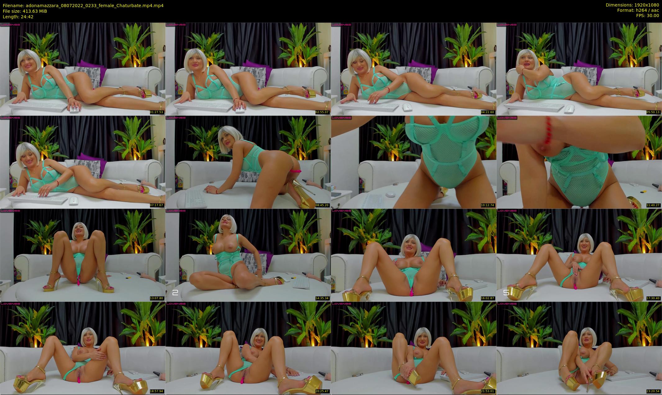 adonamazzara — 25 minute Chaturbate female cam show recording, 1080p, Jul 8, 2022