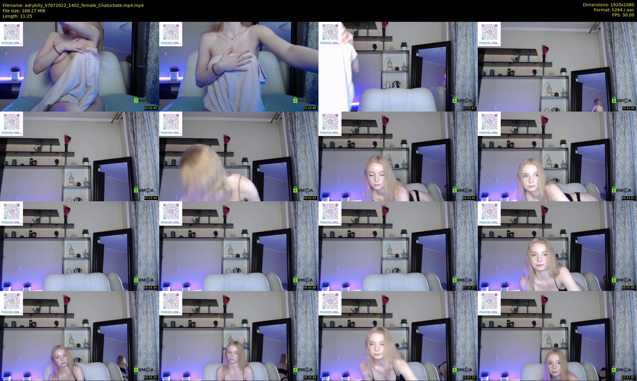 adrykilly — 12 minute Chaturbate female cam show recording, 1080p, Jul 7, 2022