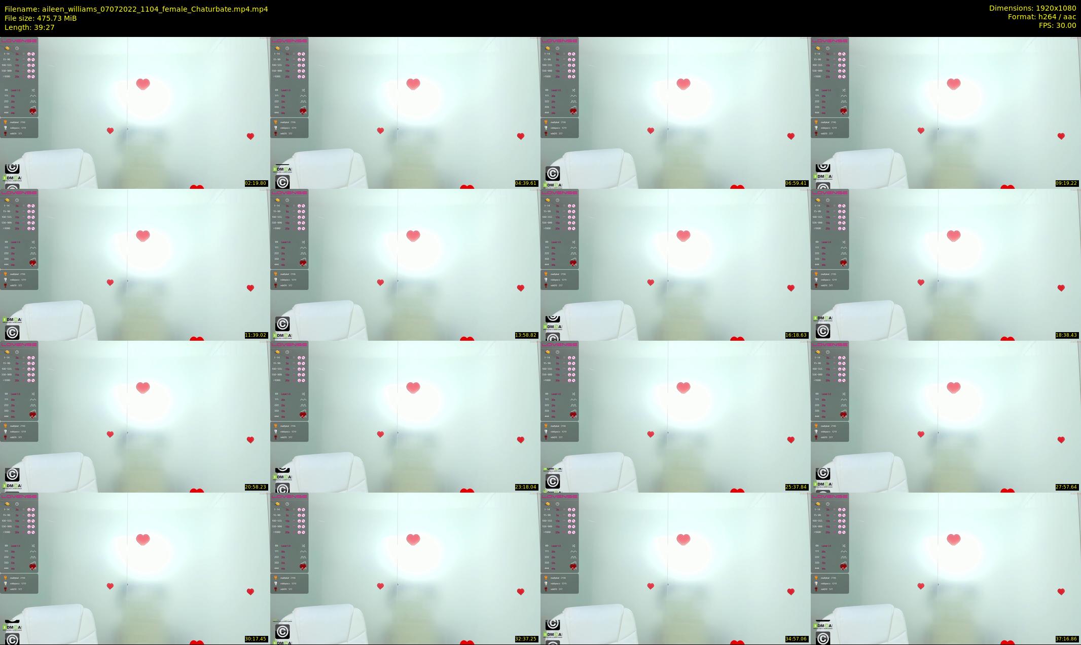 aileen_williams — 40 minute Chaturbate female cam show recording, 1080p, Jul 7, 2022