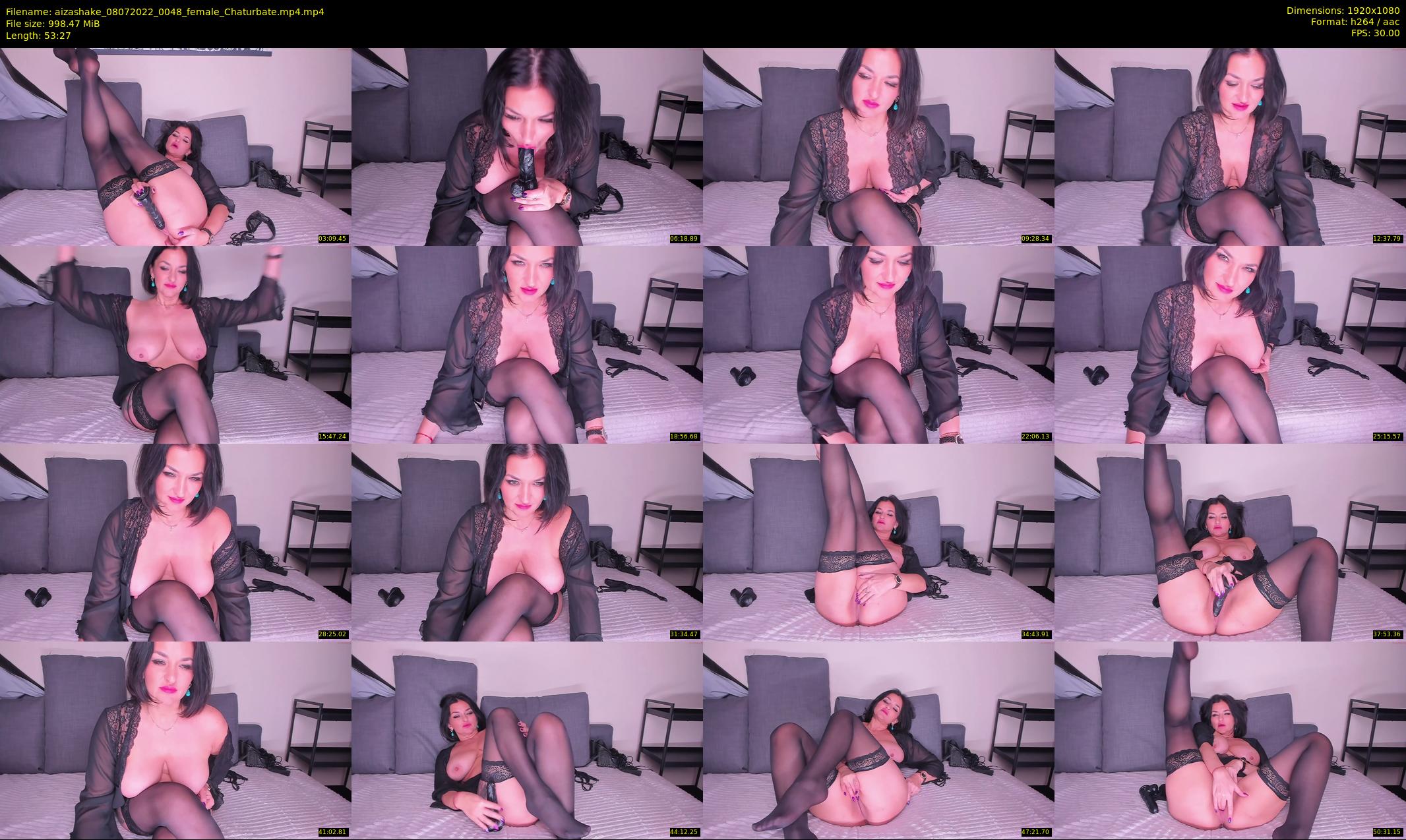 aizashake — 54 minute Chaturbate female cam show recording, 1080p, Jul 8, 2022