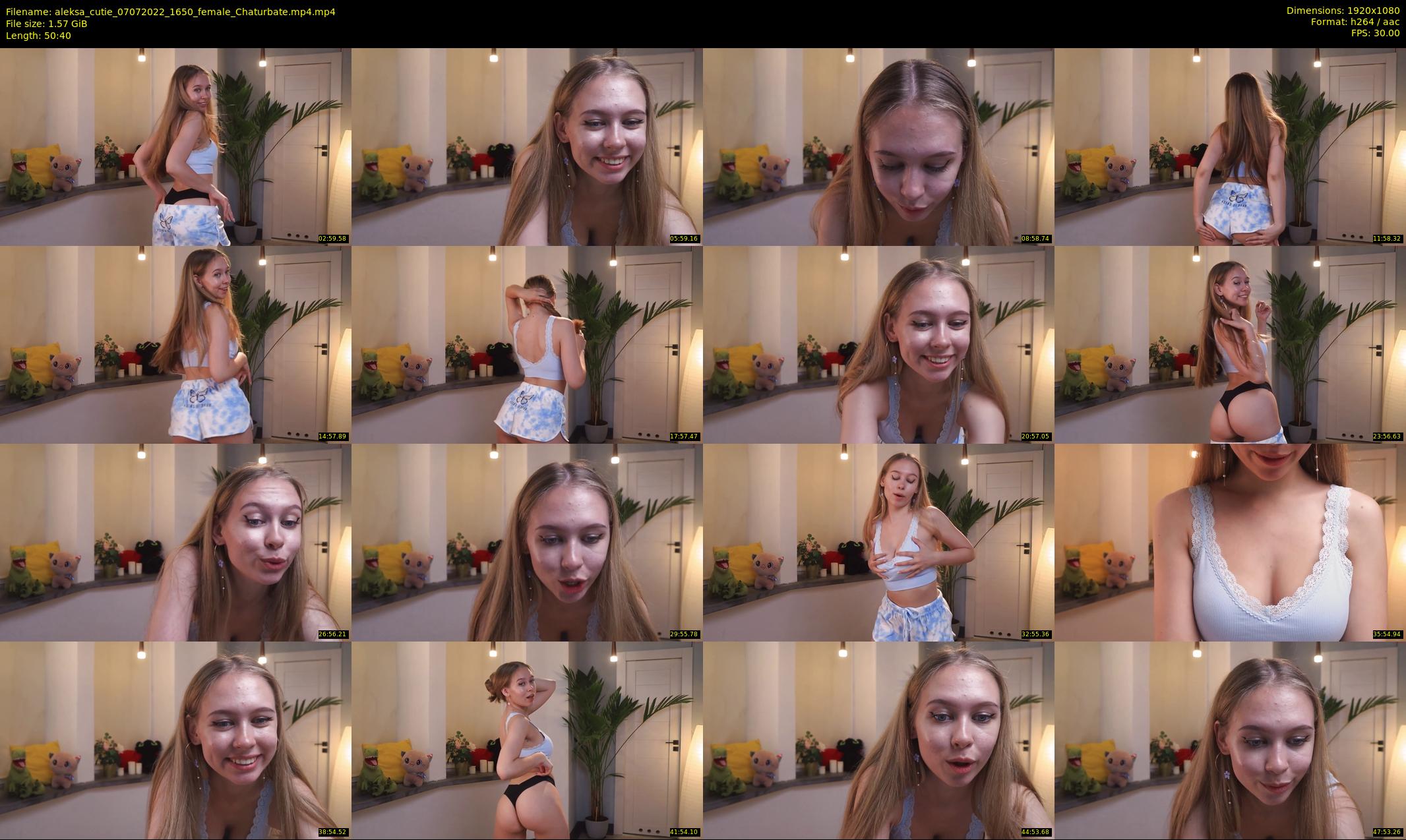 aleksa_cutie — 51 minute Chaturbate female cam show recording, 1080p, Jul 7, 2022