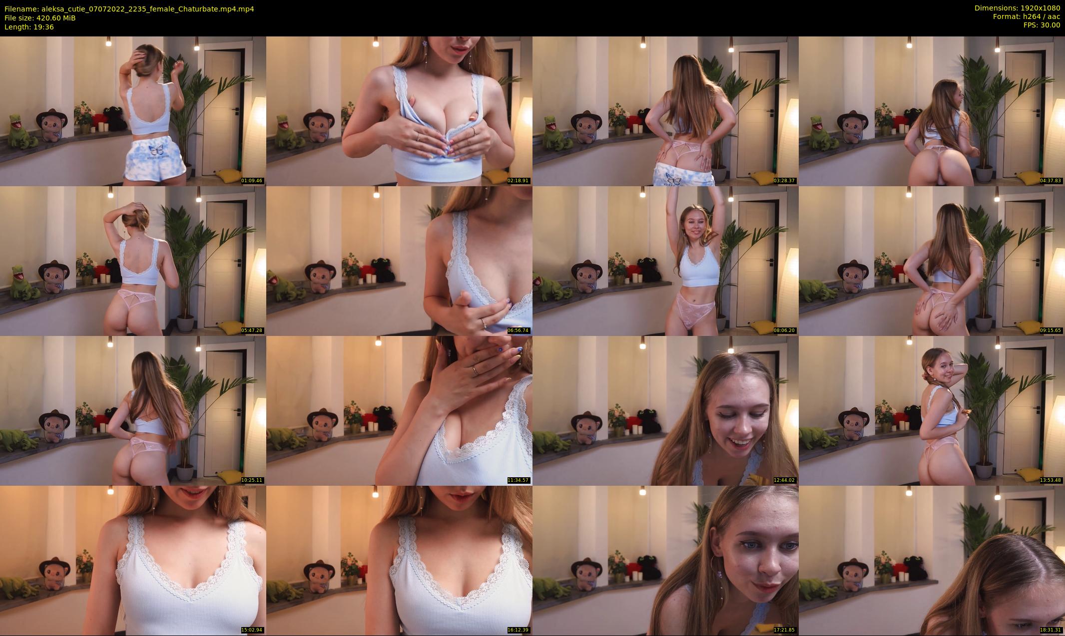aleksa_cutie — 20 minute Chaturbate female cam show recording, 1080p, Jul 7, 2022