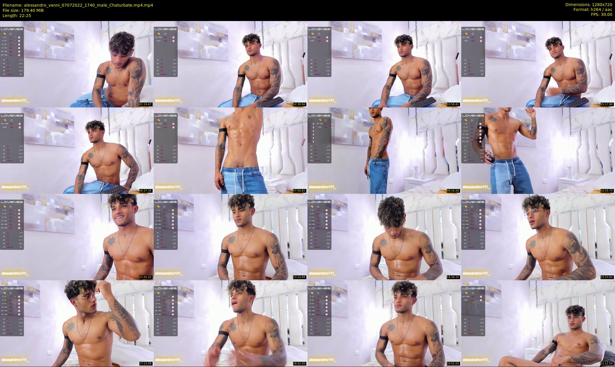 alessandro_vanni — 23 minute Chaturbate male cam show recording, 720p, Jul 7, 2022