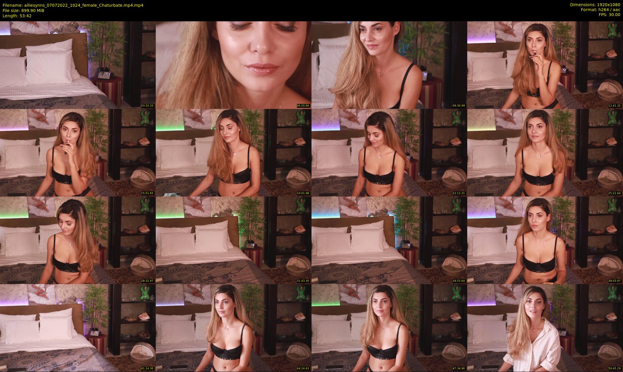 alliesynns — 54 minute Chaturbate female cam show recording, 1080p, Jul 7, 2022