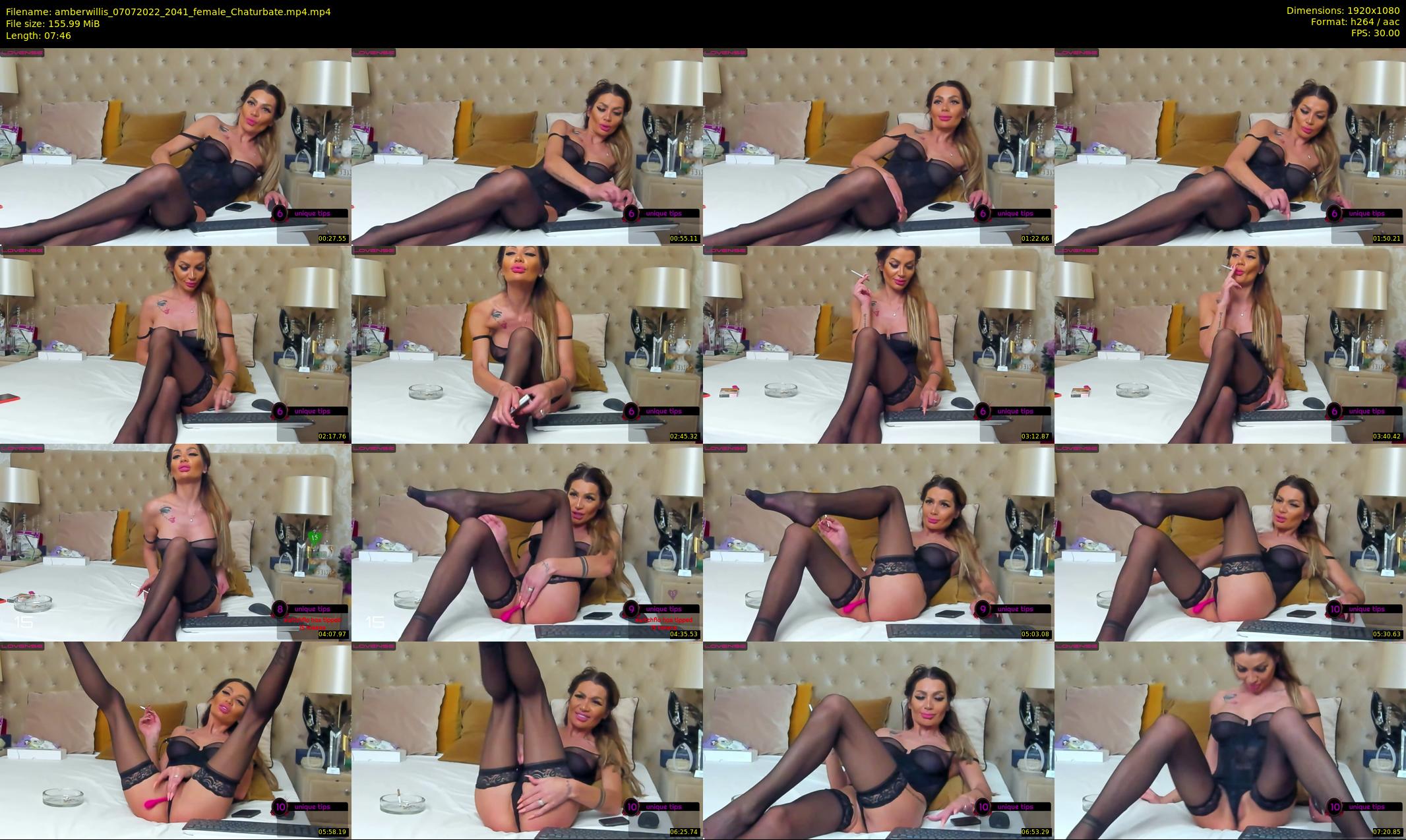 amberwillis — 8 minute Chaturbate female cam show recording, 1080p, Jul 7, 2022