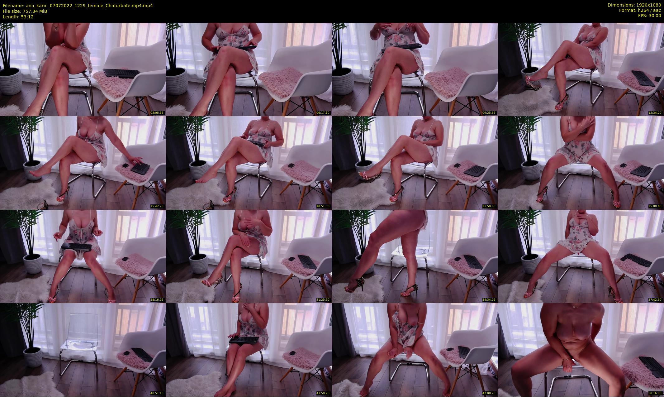 ana_karin — 54 minute Chaturbate female cam show recording, 1080p, Jul 7, 2022