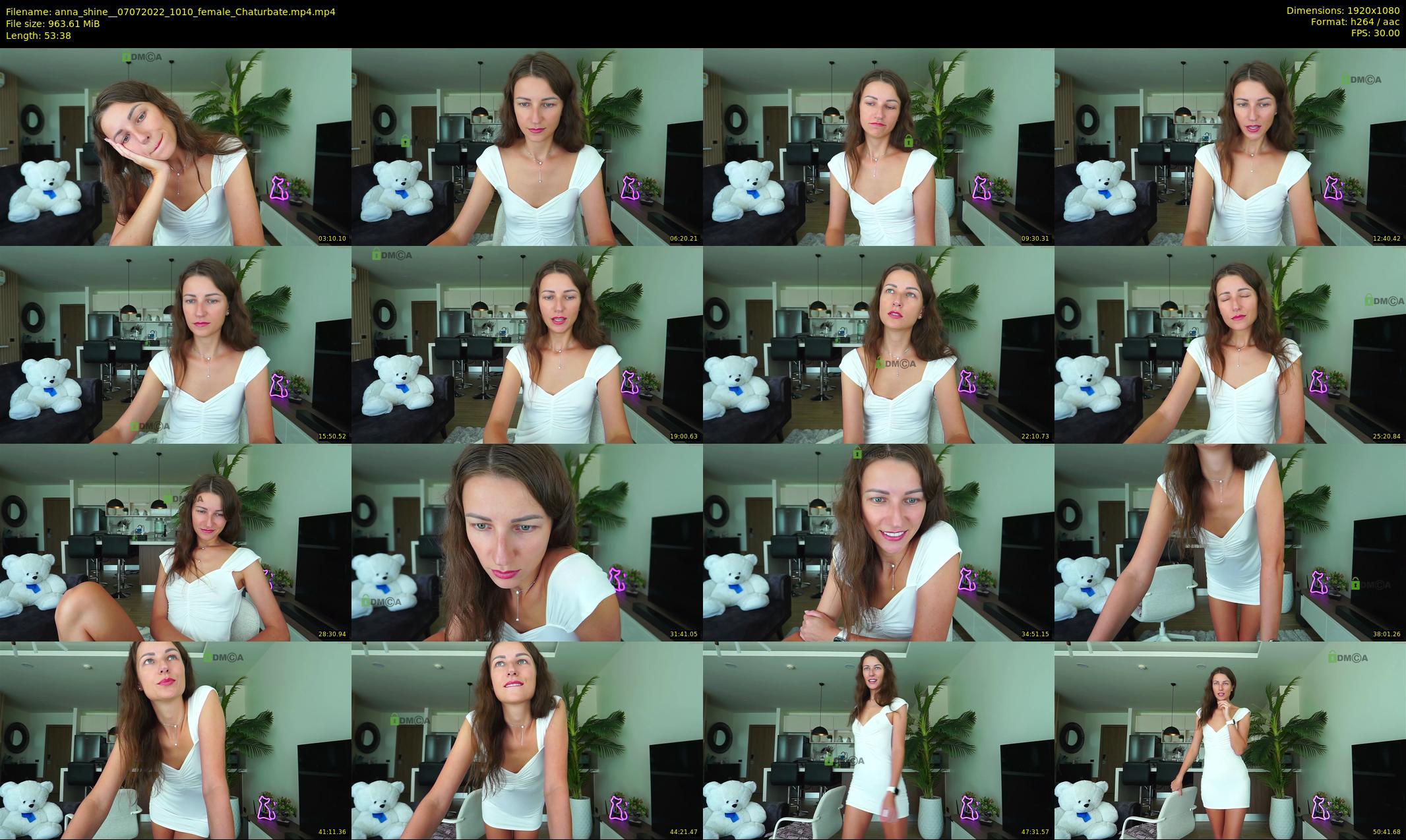 anna_shine_ — 54 minute Chaturbate female cam show recording, 1080p, Jul 7, 2022