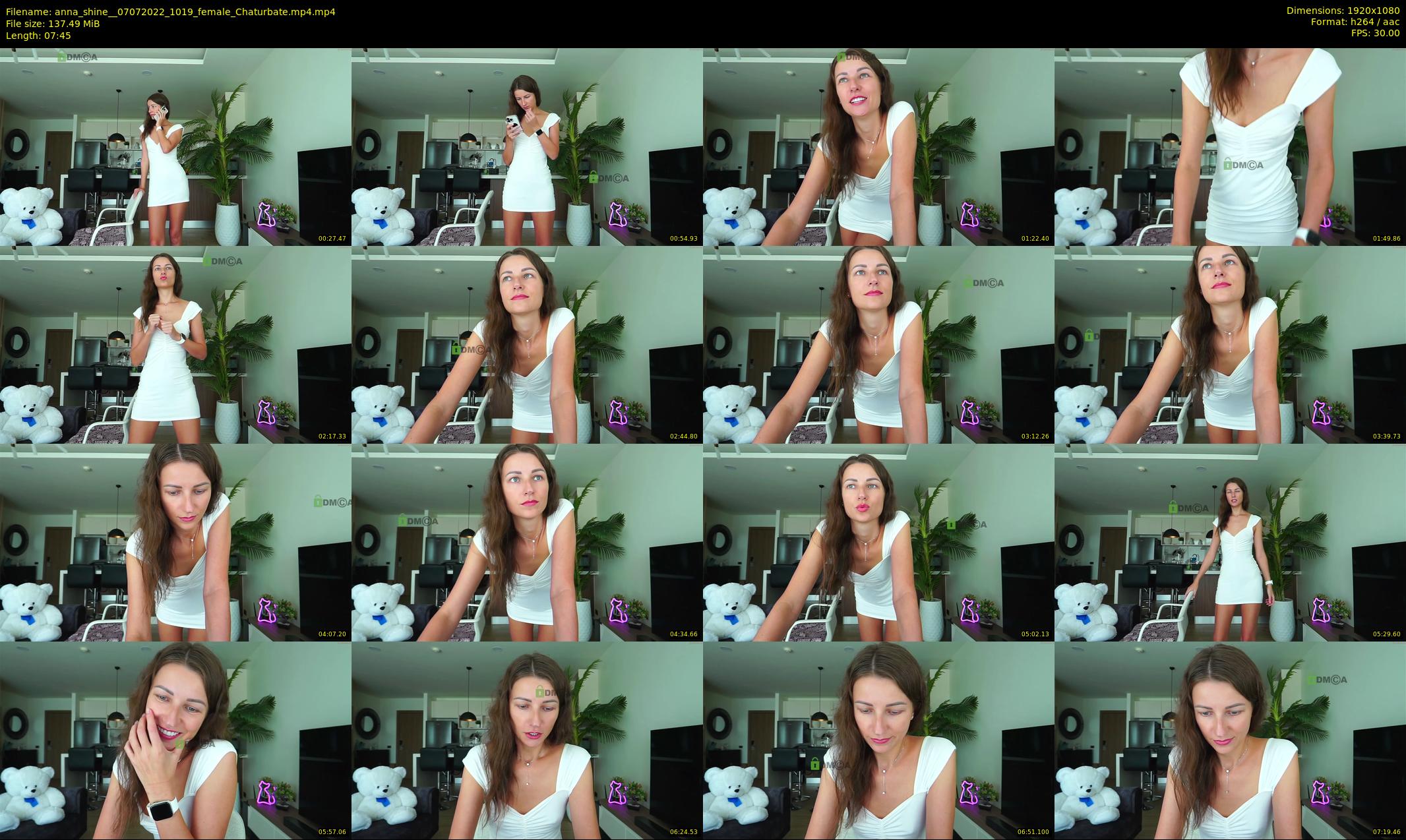 anna_shine_ — 8 minute Chaturbate female cam show recording, 1080p, Jul 7, 2022