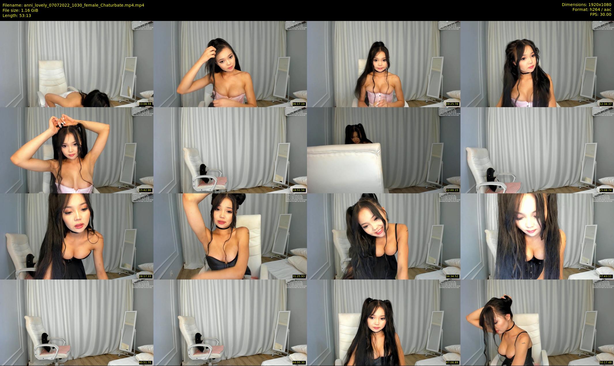 anni_lovely — 54 minute Chaturbate female cam show recording, 1080p, Jul 7, 2022