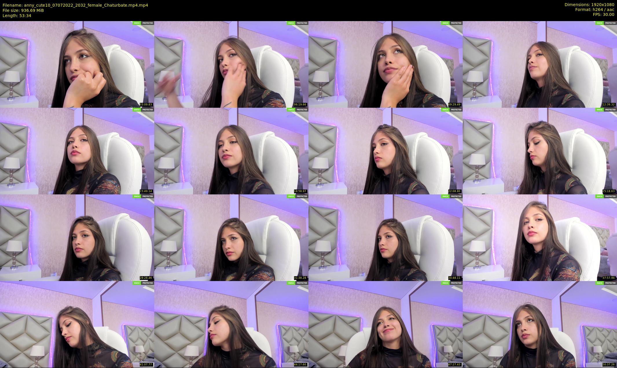 anny_cute10 — 54 minute Chaturbate female cam show recording, 1080p, Jul 7, 2022